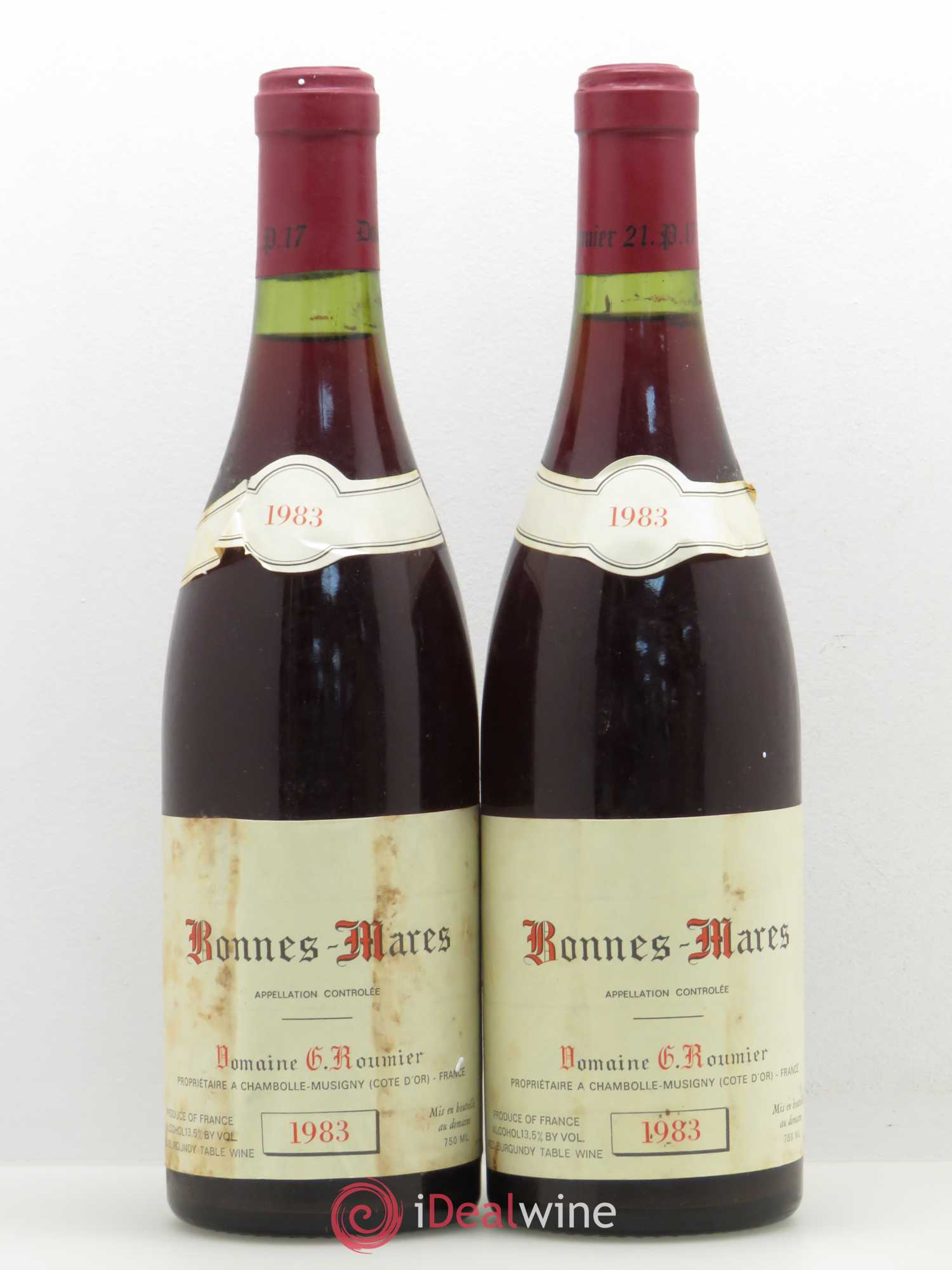 Bonnes-Mares Grand Cru Georges Roumier (Domaine) George Roumier 1983 - Lot de 2 bouteilles - 0