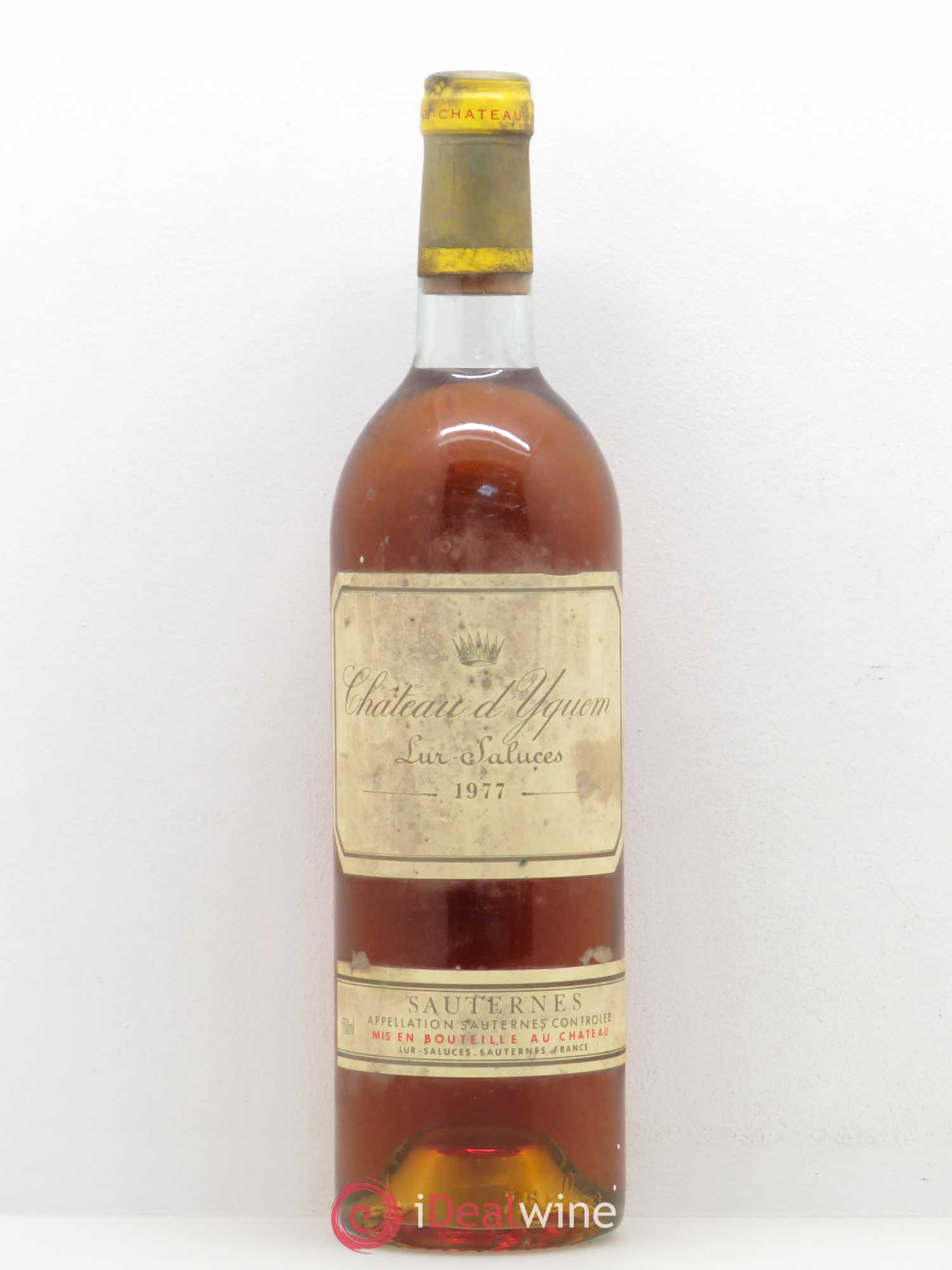 Château d' Yquem 1er Cru Classé Supérieur 1977 - Lotto di 1 bottiglia - 0