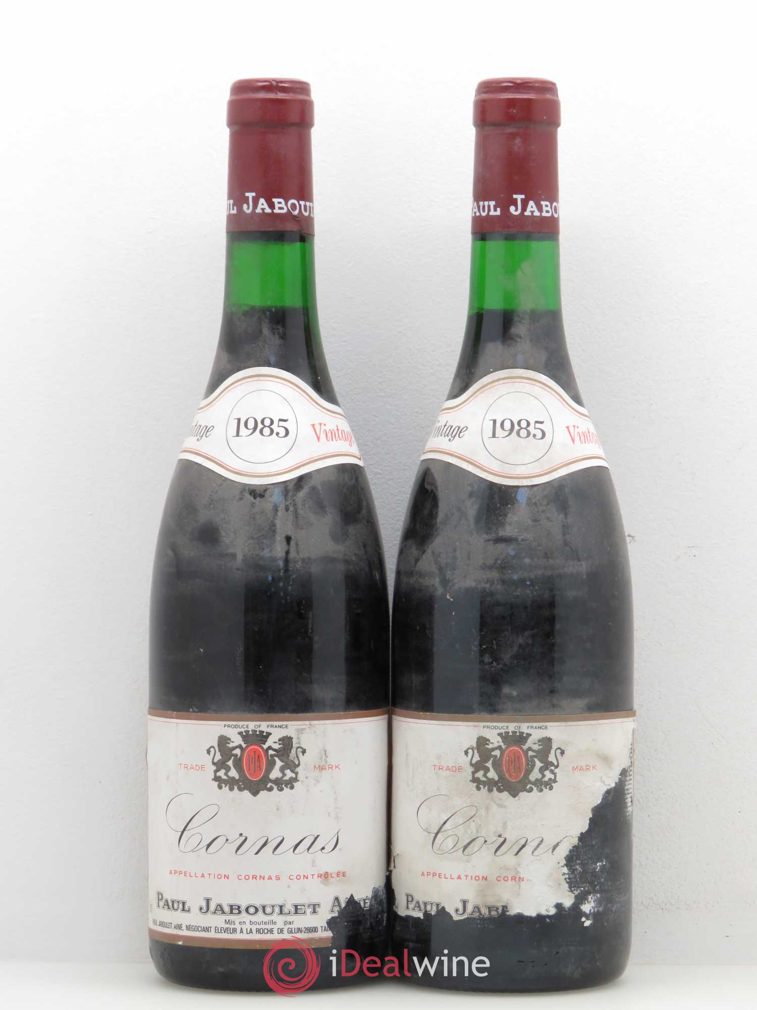 Cornas Paul Jaboulet Ainé 1985 - Lot de 2 bouteilles - 0