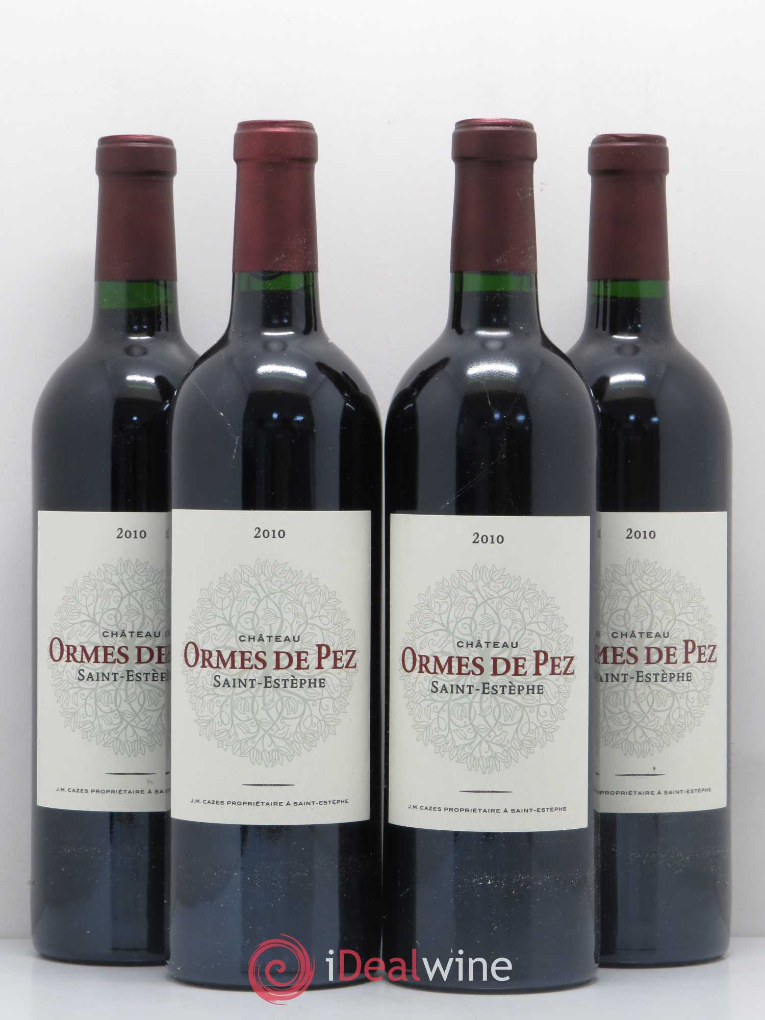 Château les Ormes de Pez 2010 - Lot de 4 bouteilles - 0