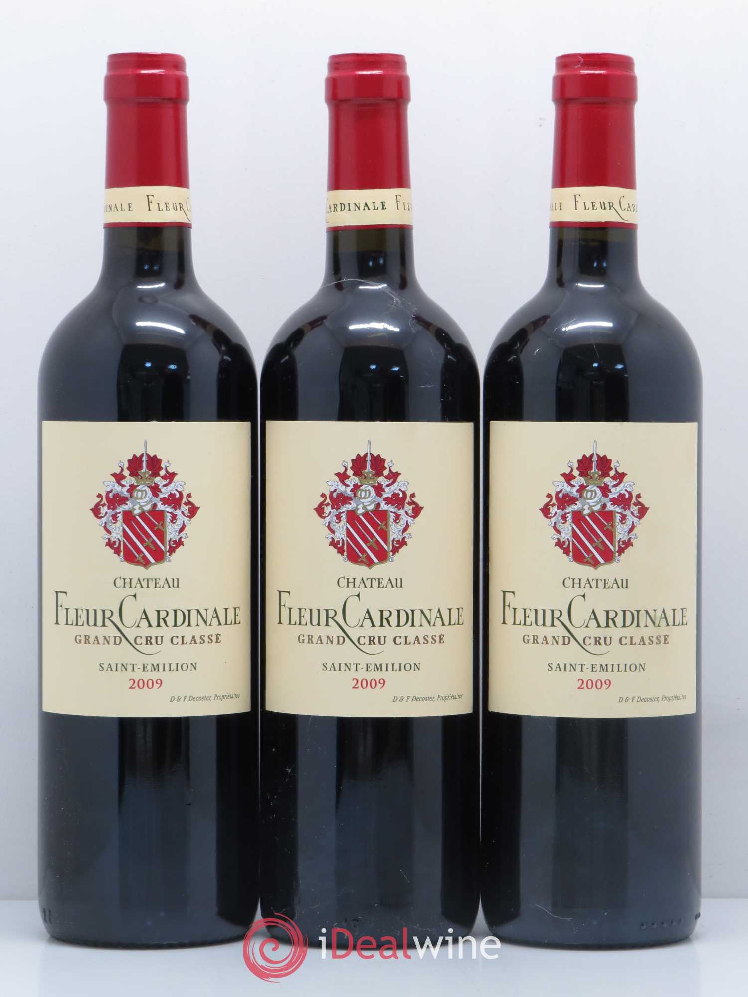 Château Fleur Cardinale Grand Cru Classé 2009 - Lot de 3 bouteilles - 0