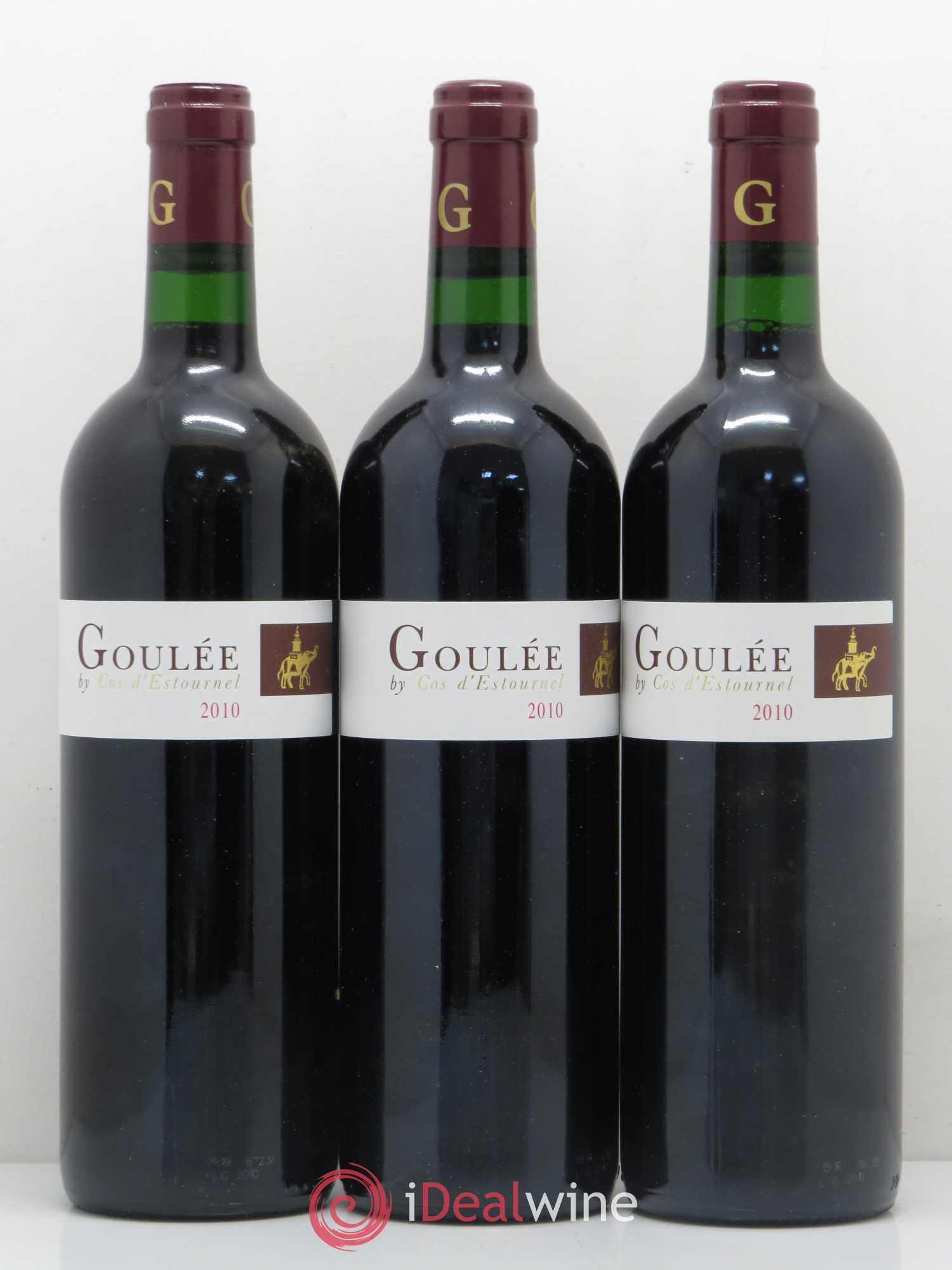 Goulée By Cos d'Estournel 2010 - Lot de 3 bouteilles - 0