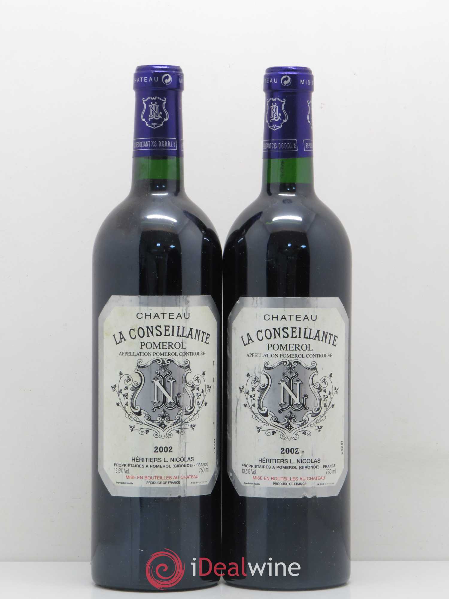 Château la Conseillante 2002 - Lot de 2 bouteilles - 0