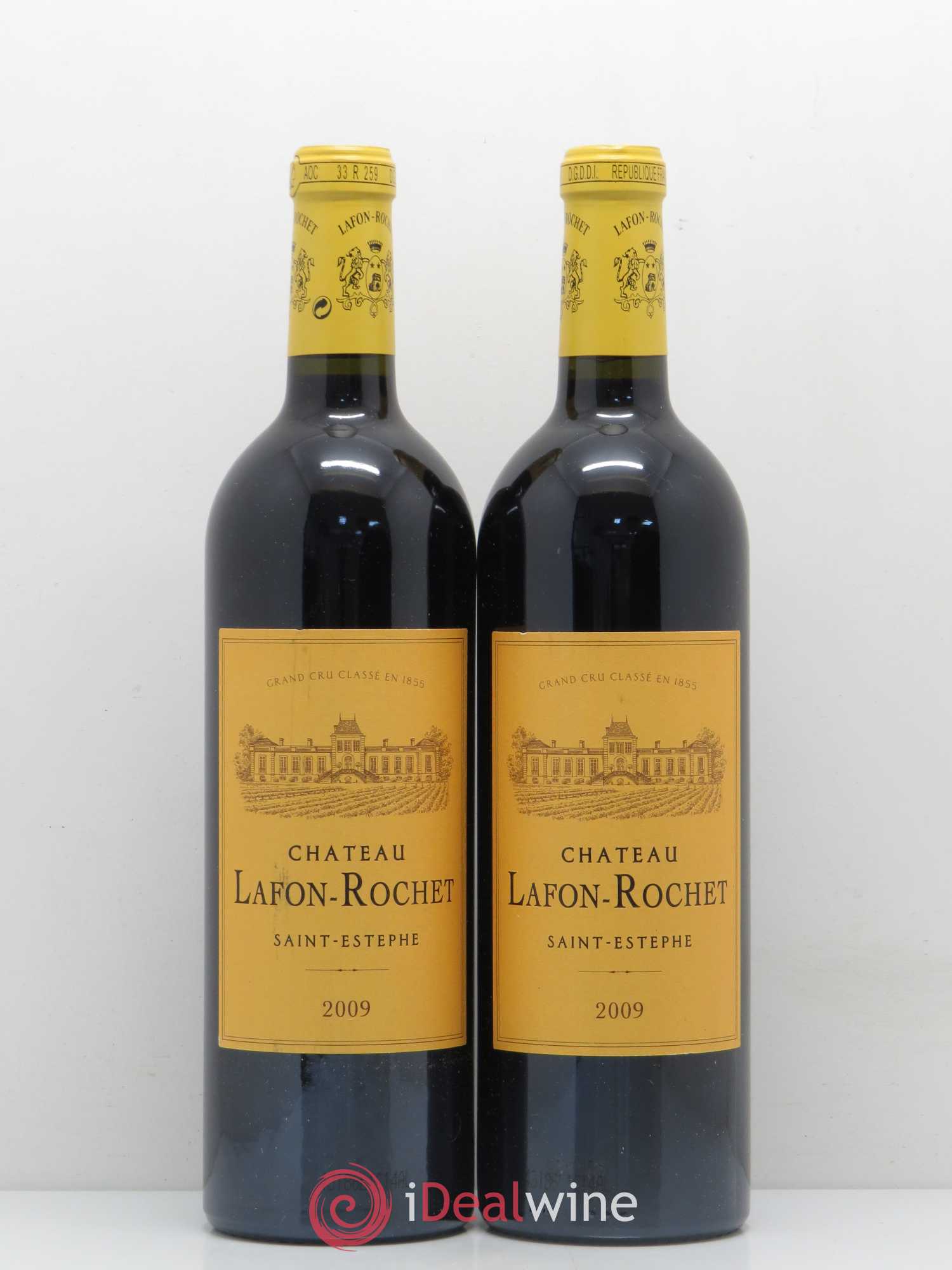 Château Lafon Rochet 4ème Grand Cru Classé 2009 - Lot de 2 bouteilles - 0