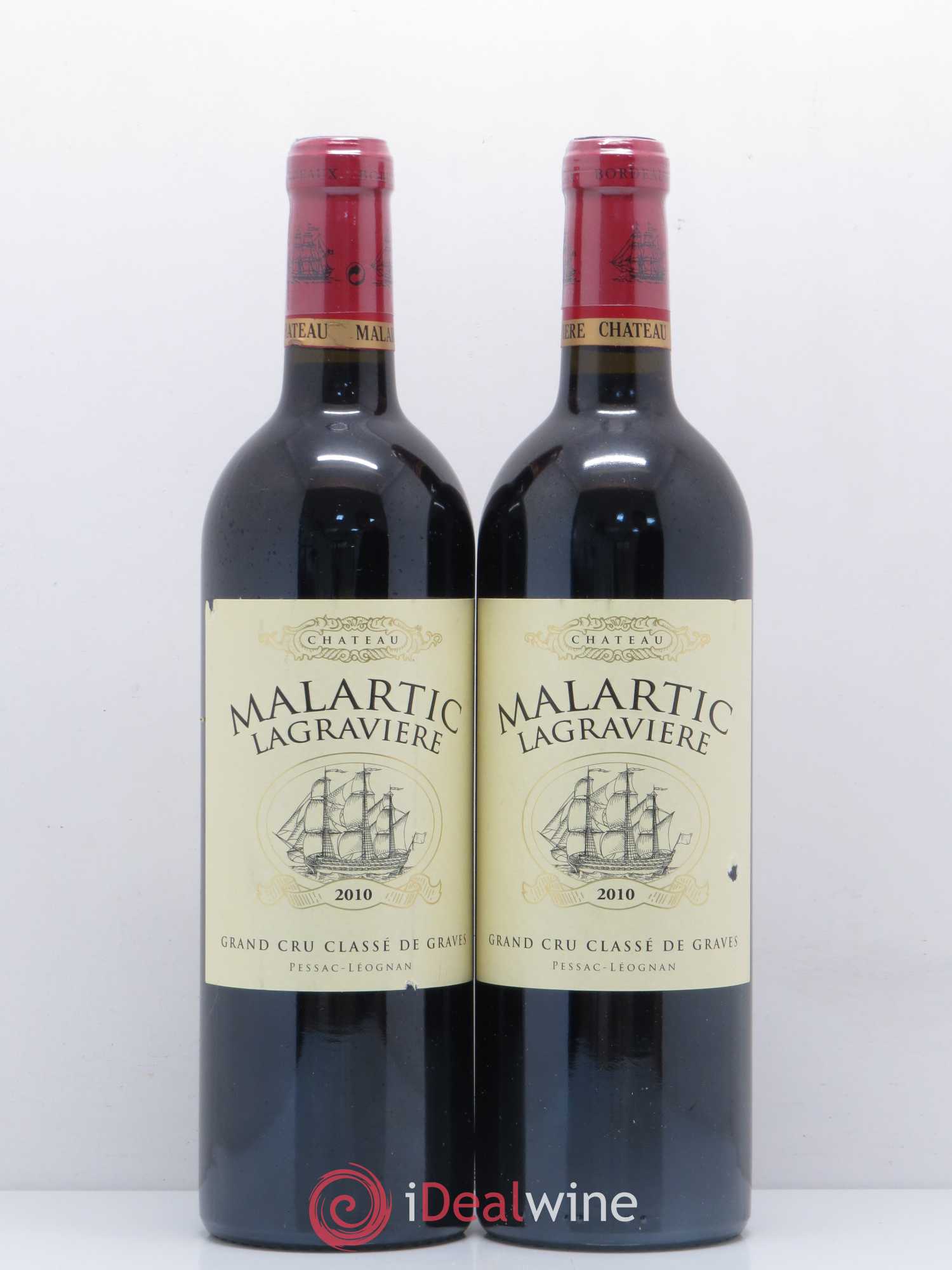 Château Malartic-Lagravière Cru Classé de Graves 2010 - Lot de 2 bouteilles - 0