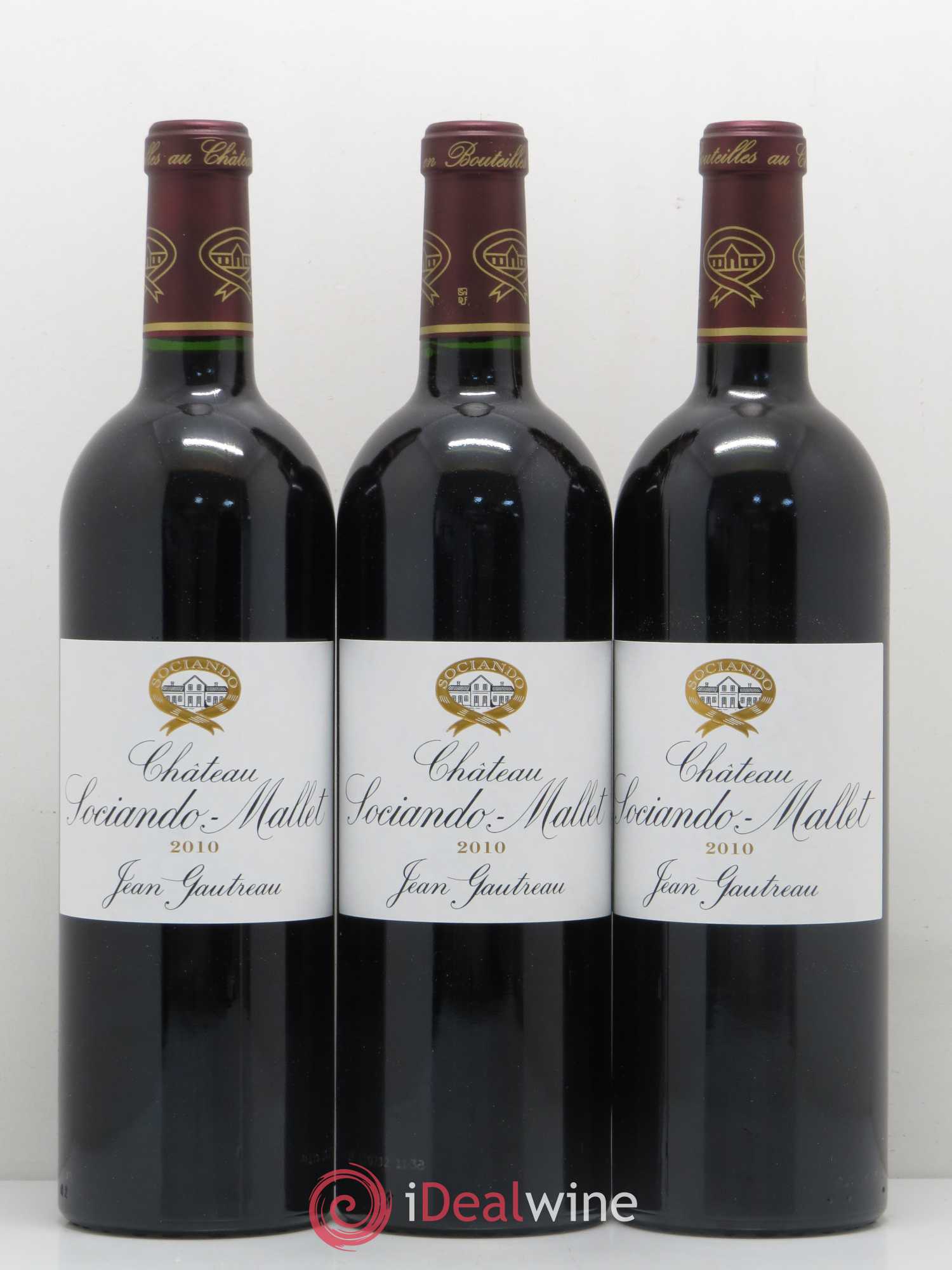 Château Sociando Mallet 2010 - Lot de 12 bouteilles - 1
