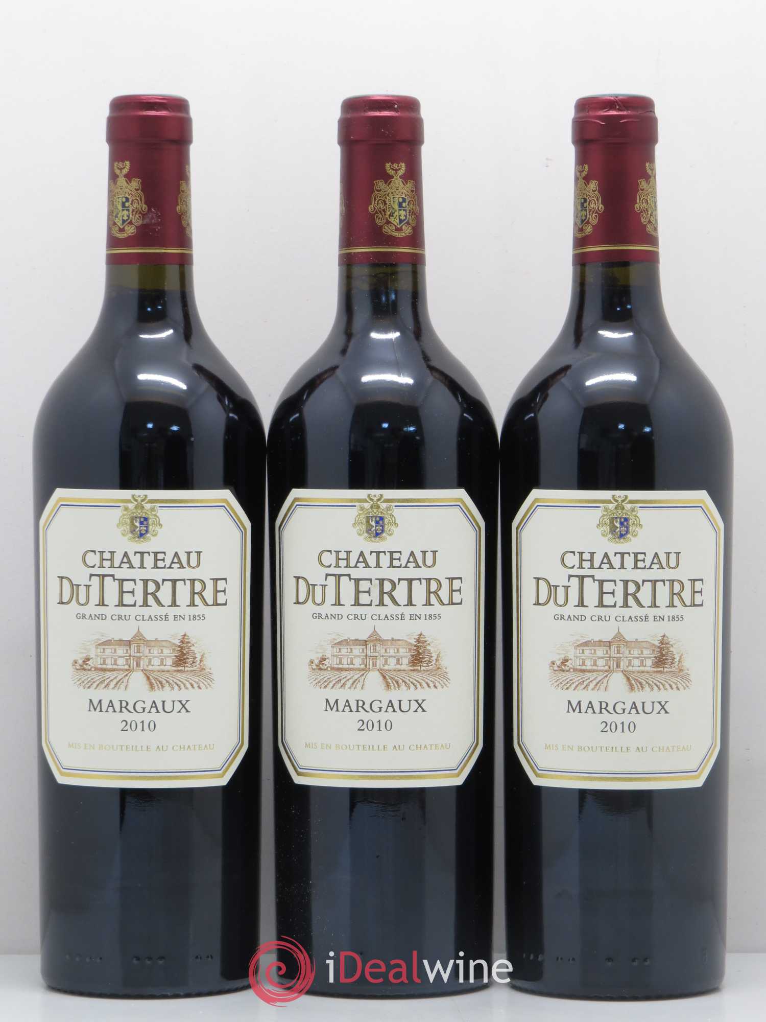 Château du Tertre 5ème Grand Cru Classé 2010 - Lot de 3 bouteilles - 0