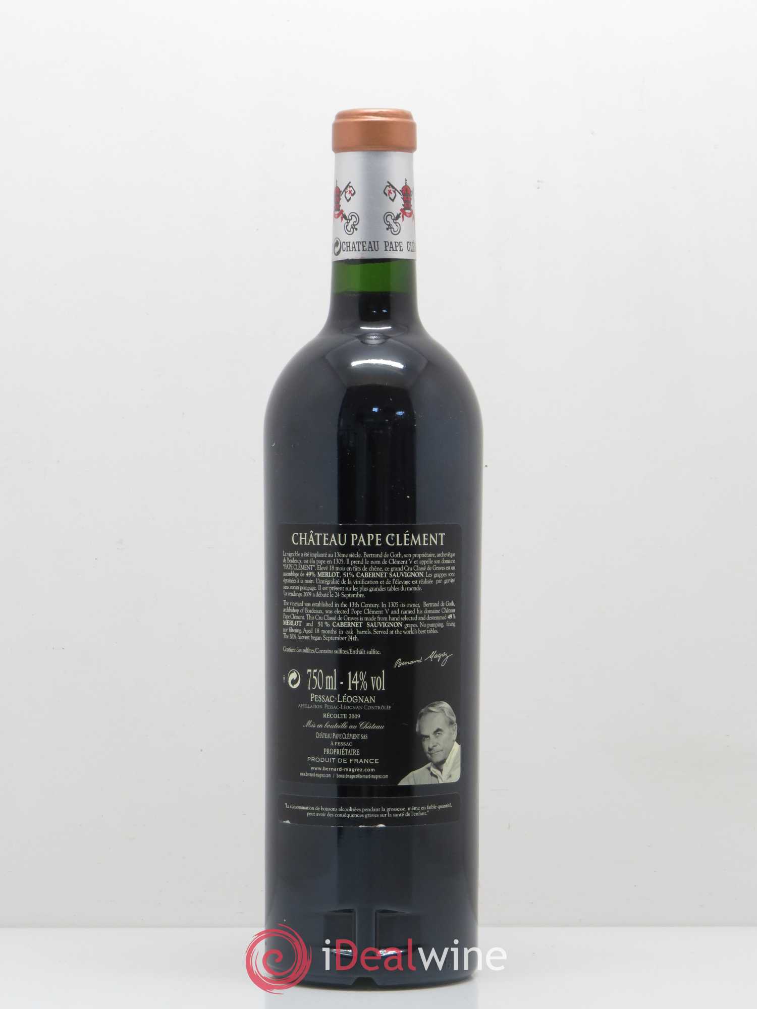 Château Pape Clément Cru Classé de Graves 2009 - Lot de 1 bouteille - 1