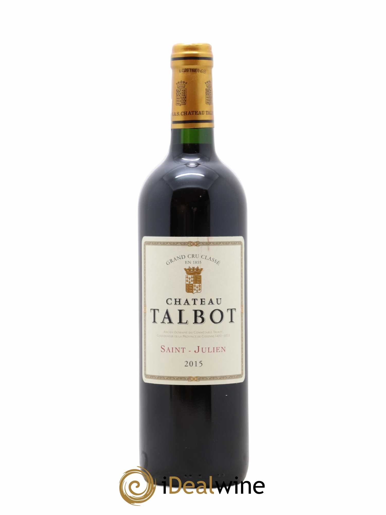 Château Talbot 4ème Grand Cru Classé 2015 - Lot de 1 bouteille - 0