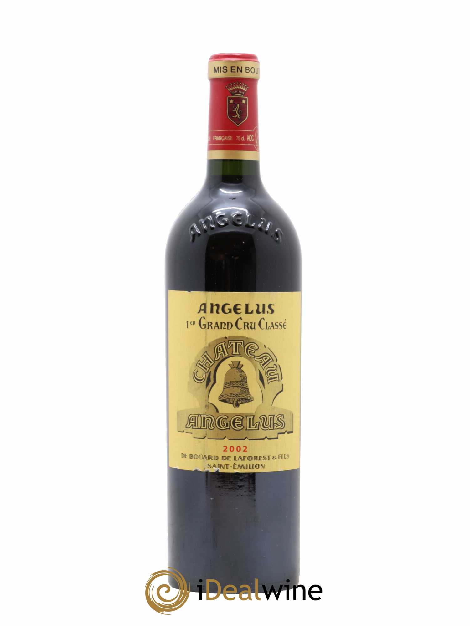 Château Angélus 1er Grand Cru Classé A 2002 - Lot de 1 bouteille - 0