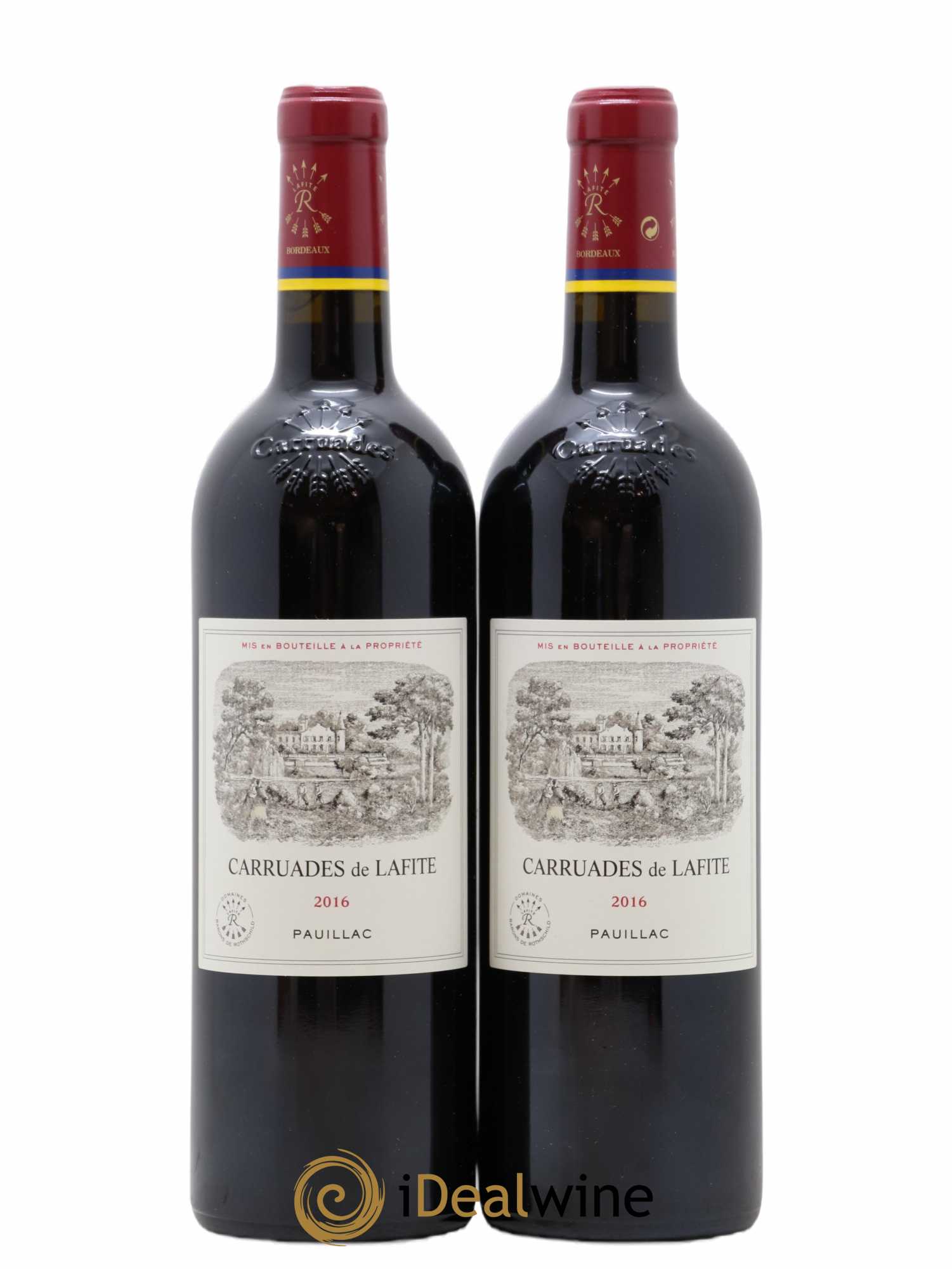 Carruades de Lafite Rothschild Second Vin 2016 - Lot de 2 bouteilles - 0
