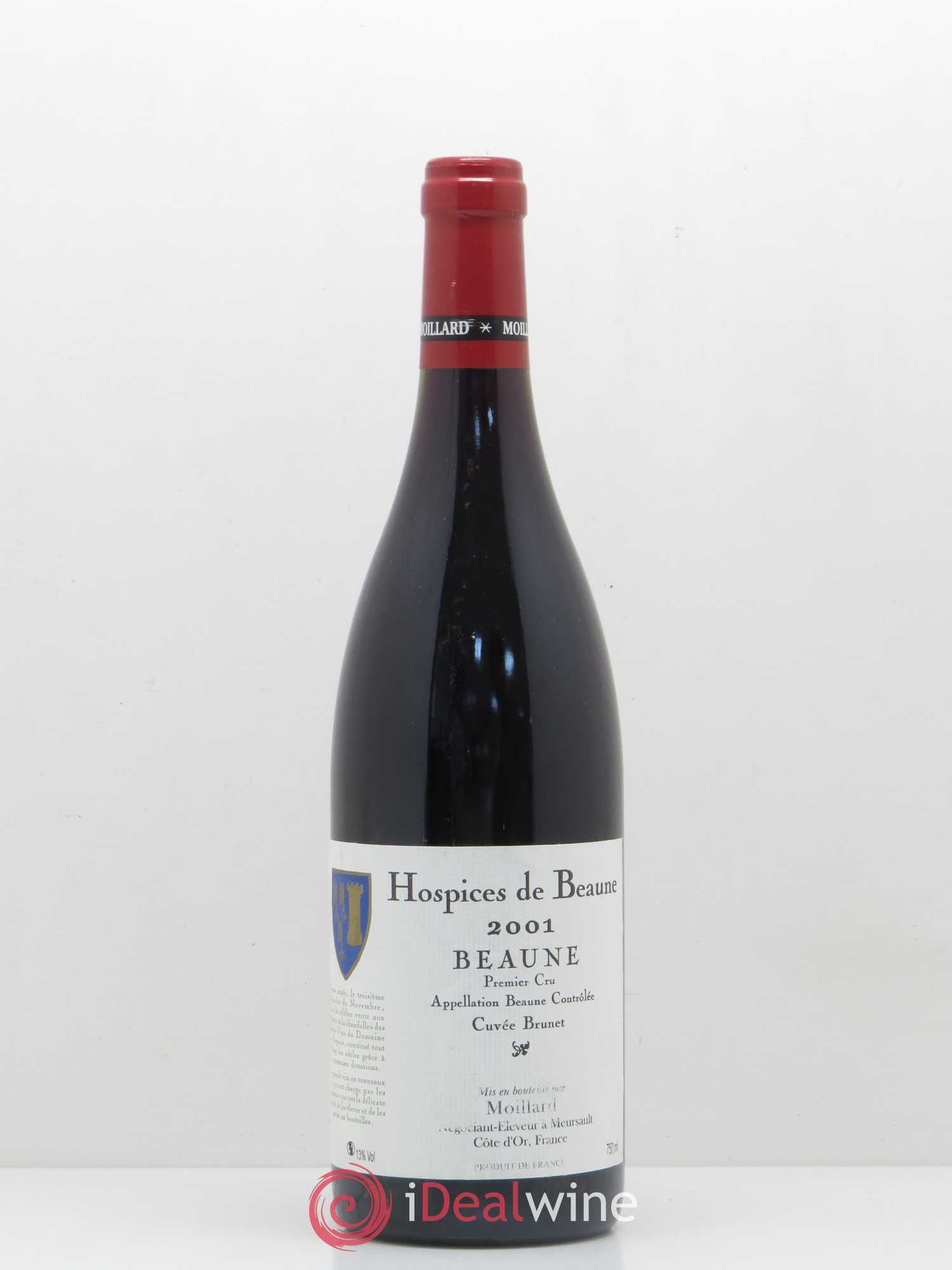 Beaune 1er Cru Cuvée Brunet Hospices de Beaune Moillard 2001 - Lot de 1 bouteille - 0