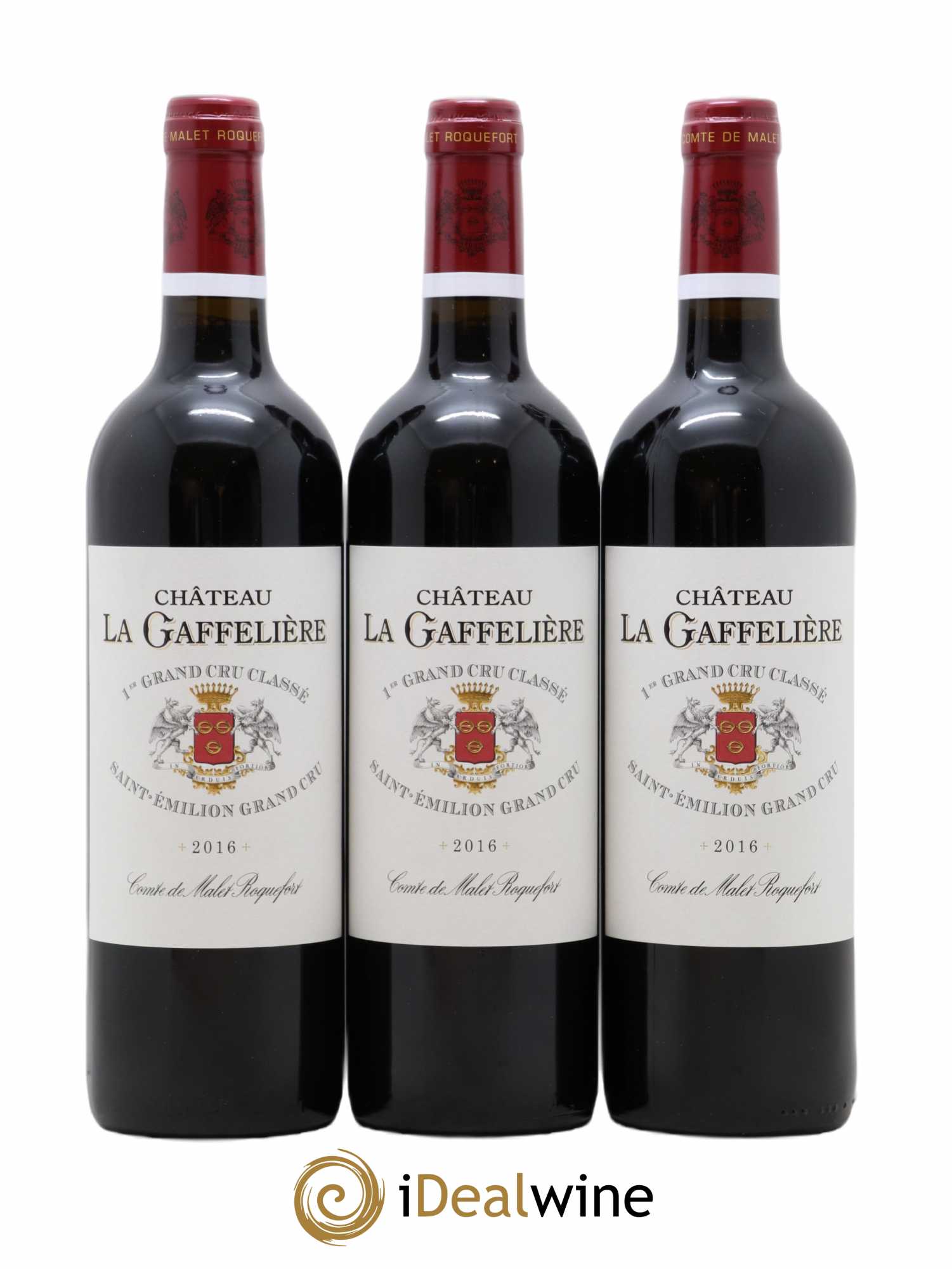 Château la Gaffelière 1er Grand Cru Classé B 2016 - Lot of 3 bottles - 0