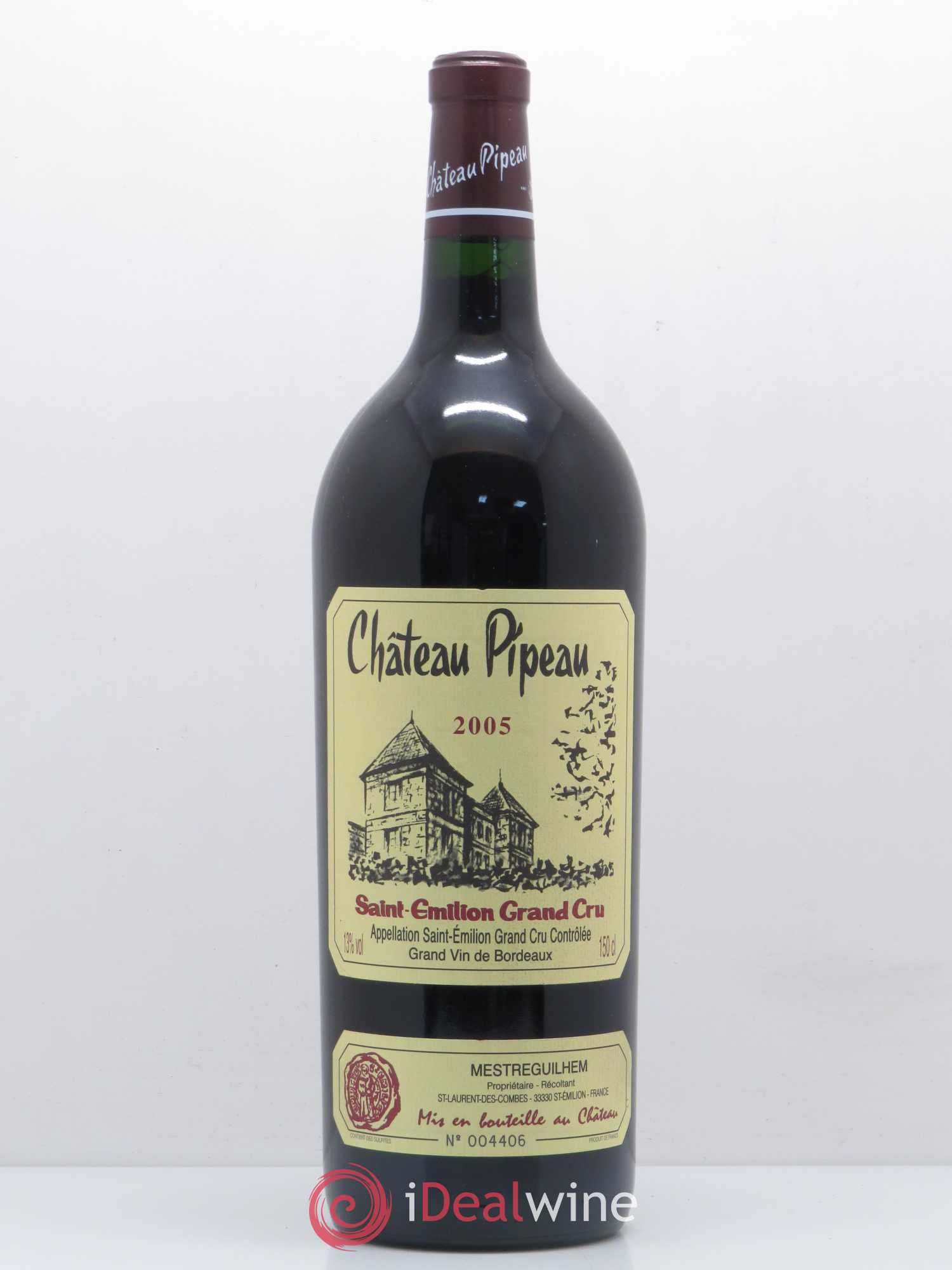 Château Pipeau 2005 - Lot de 1 magnum - 0