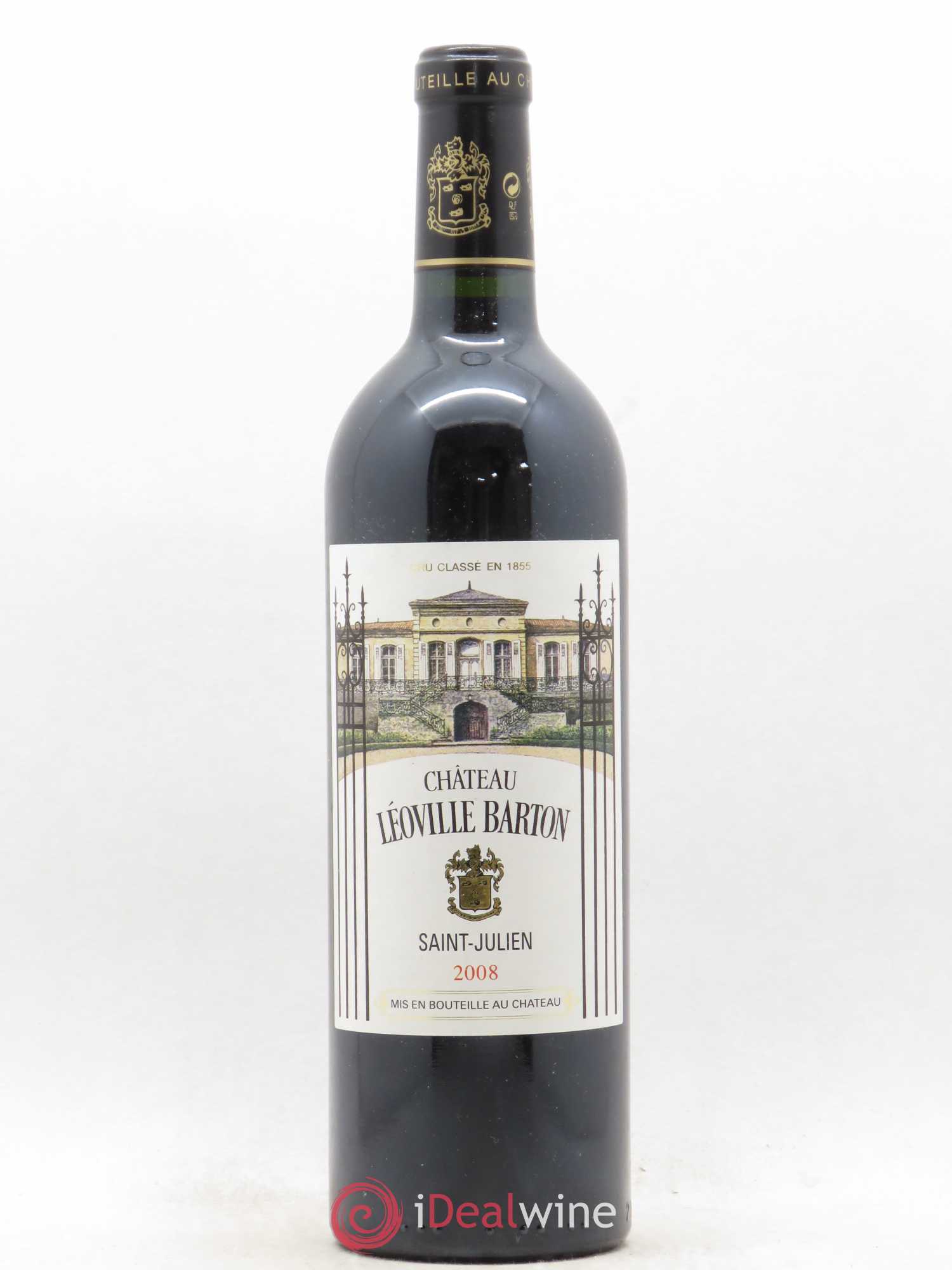Château Léoville Barton 2ème Grand Cru Classé 2008 - Lot de 1 bouteille - 0