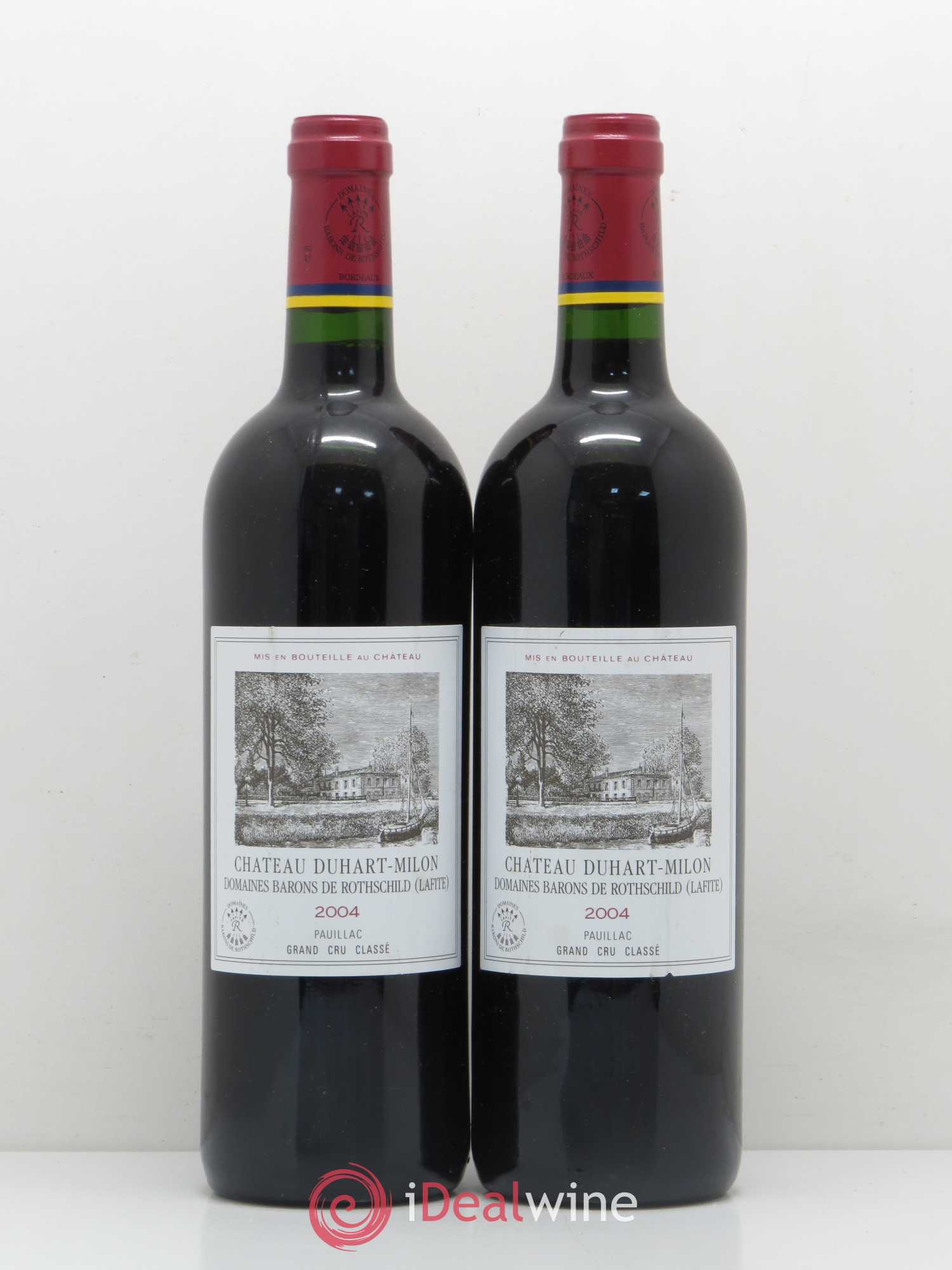 Château Duhart-Milon 4ème Grand Cru Classé 2004 - Lot de 2 bouteilles - 0