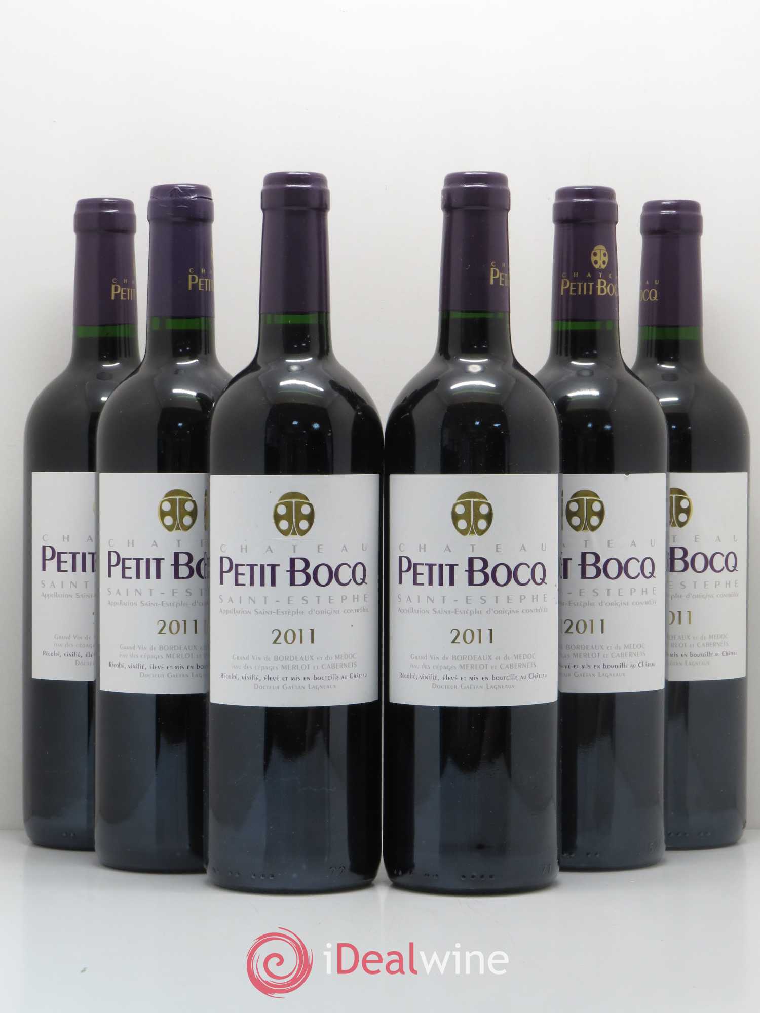 Château Petit Bocq Cru Bourgeois 2011 - Lot de 6 bouteilles - 0