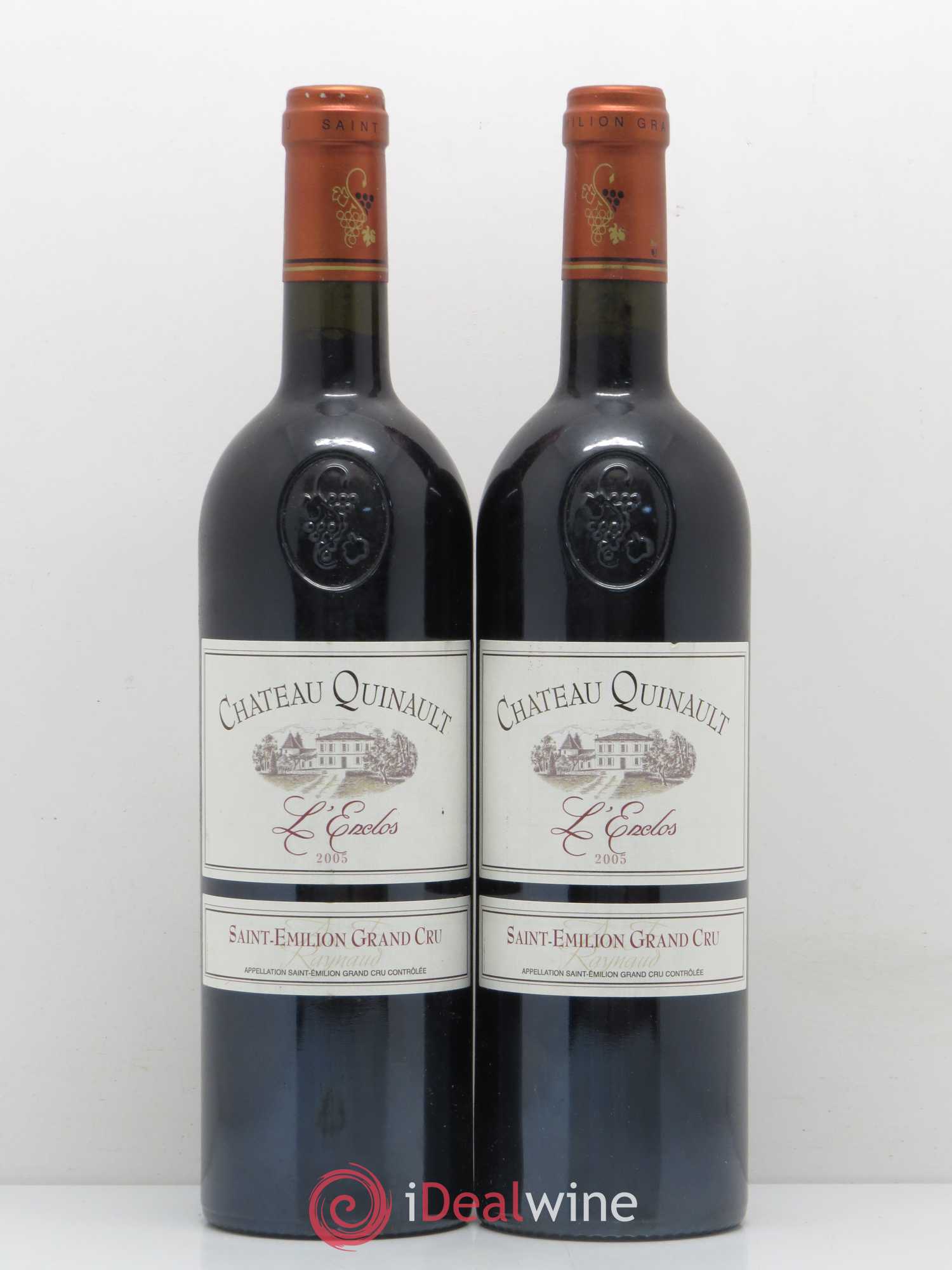Château Quinault L'Enclos 2005 - Lot de 2 bouteilles - 0