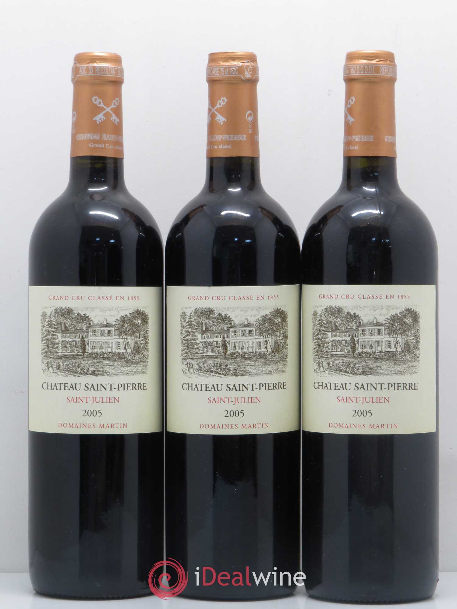 Château Saint-Pierre 4ème Grand Cru Classé 2005 - Lot de 6 bouteilles - 2