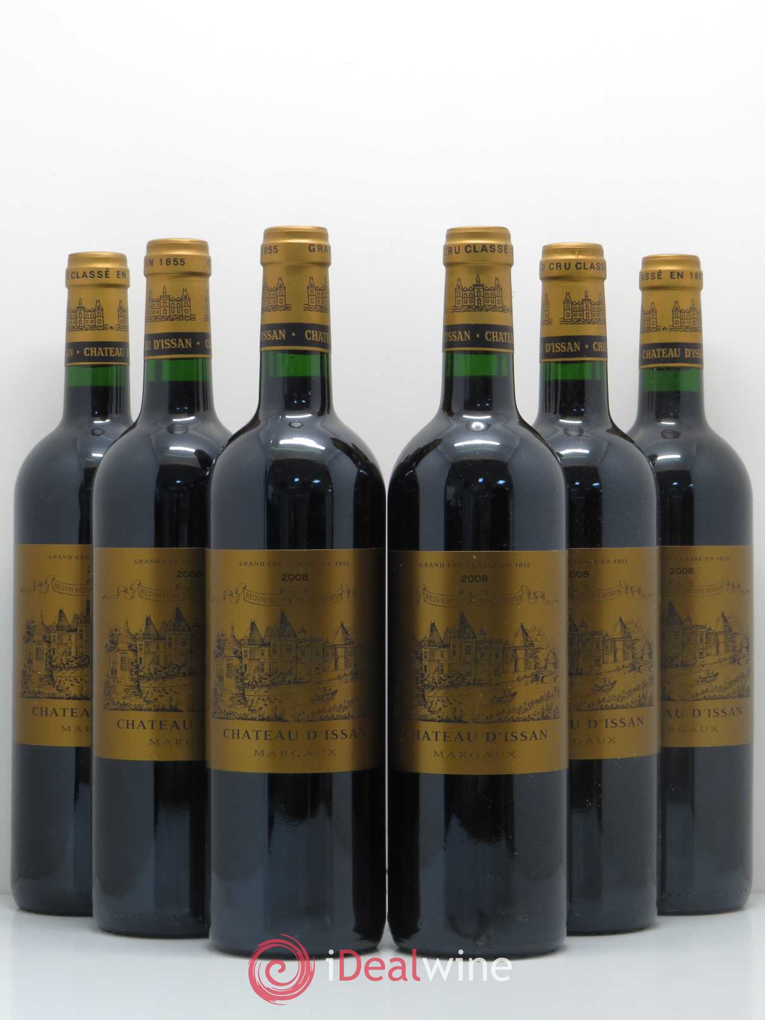 Château d'Issan 3ème Grand Cru Classé 2008 - Lot de 6 bouteilles - 0