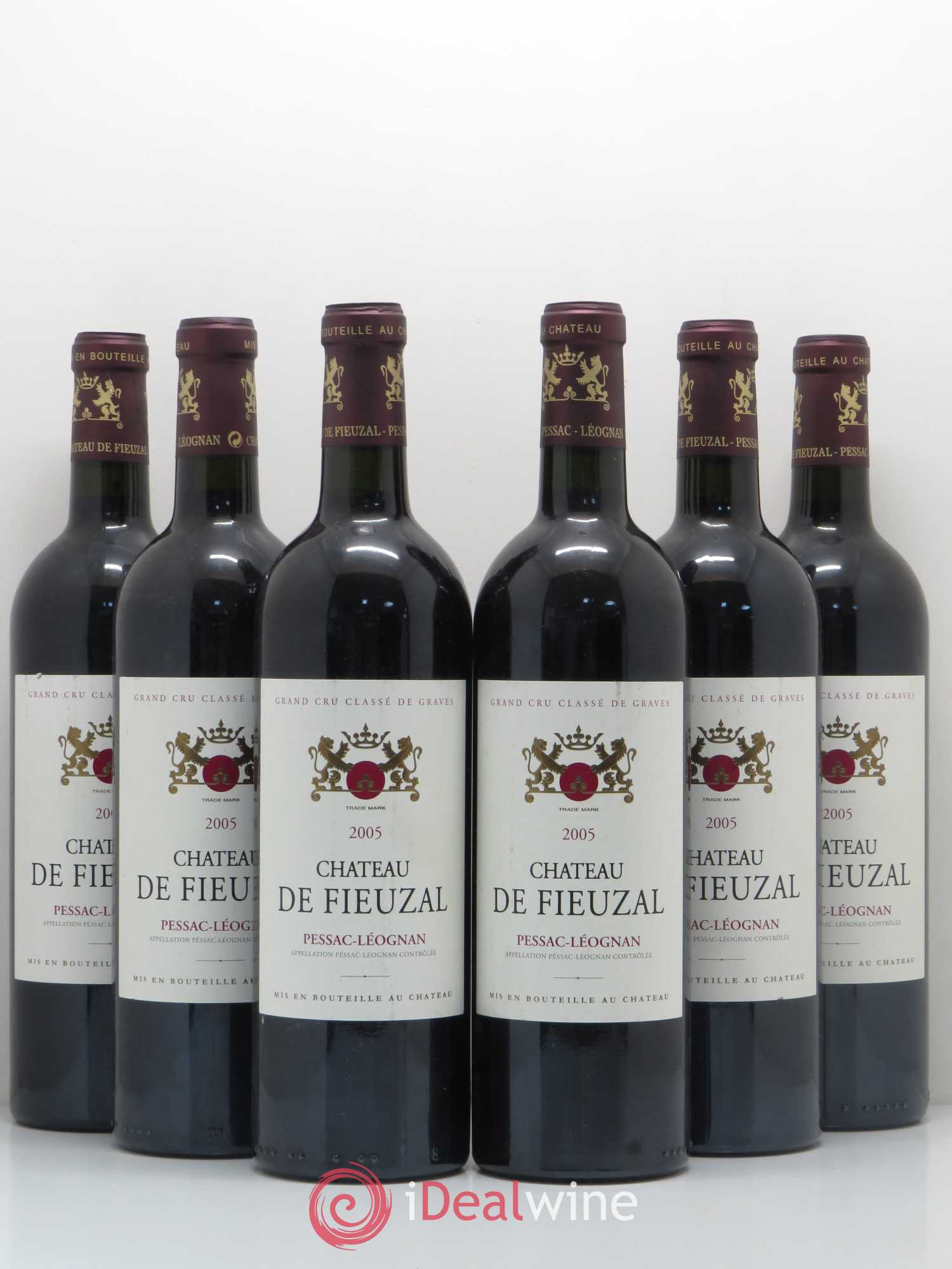 Château de Fieuzal Cru Classé de Graves 2005 - Lot de 6 bouteilles - 0