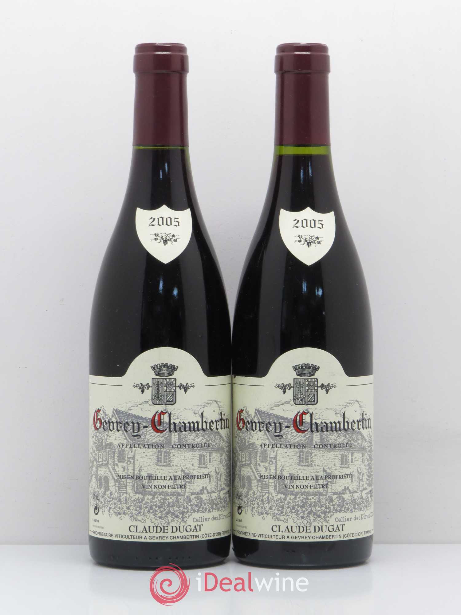 Gevrey-Chambertin Claude Dugat 2005 - Lot de 2 bouteilles - 0