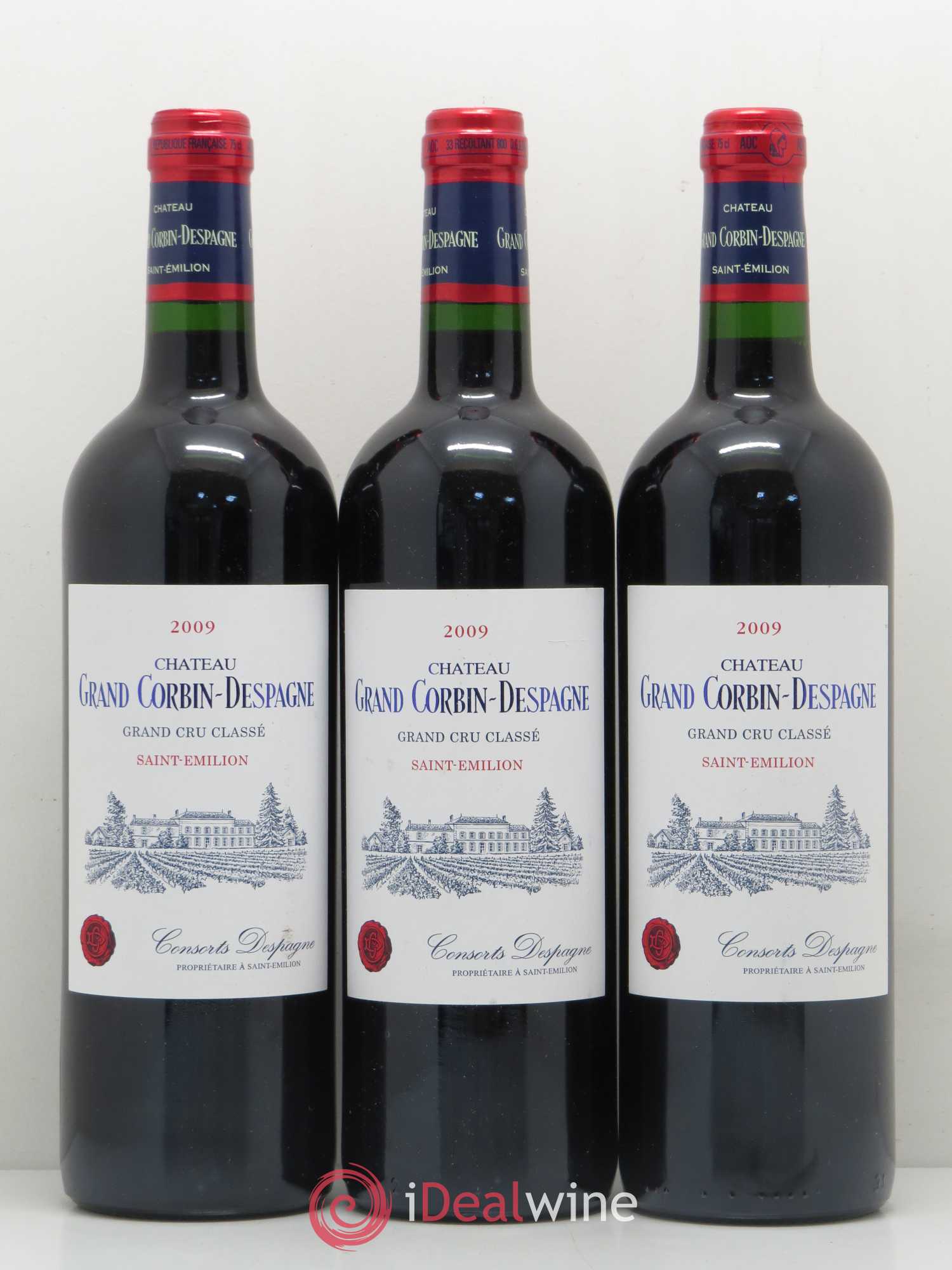 Château Grand Corbin Grand Cru Classé Despagne 2009 - Lot de 6 bouteilles - 2