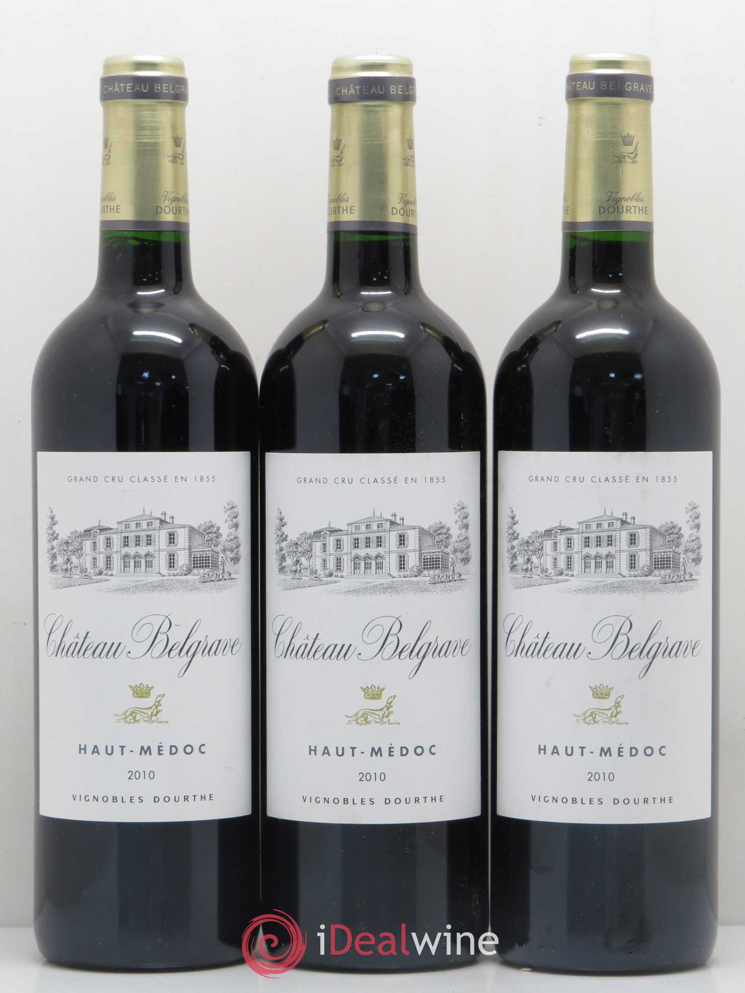 Château Belgrave 5ème Grand Cru Classé 2010 - Lot of 12 bottles - 1