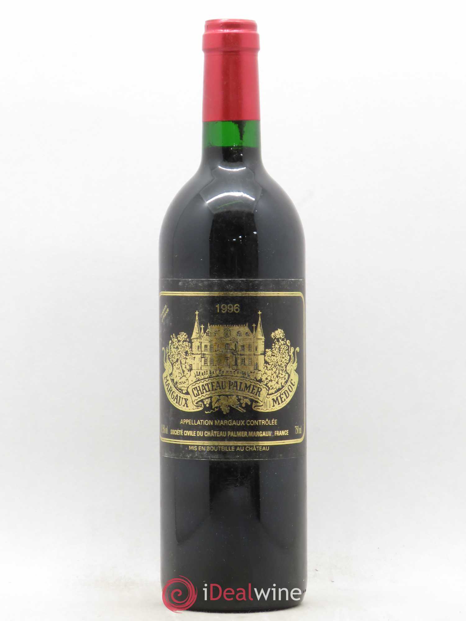 Château Palmer 3ème Grand Cru Classé 1996 - Lot de 1 bouteille - 0