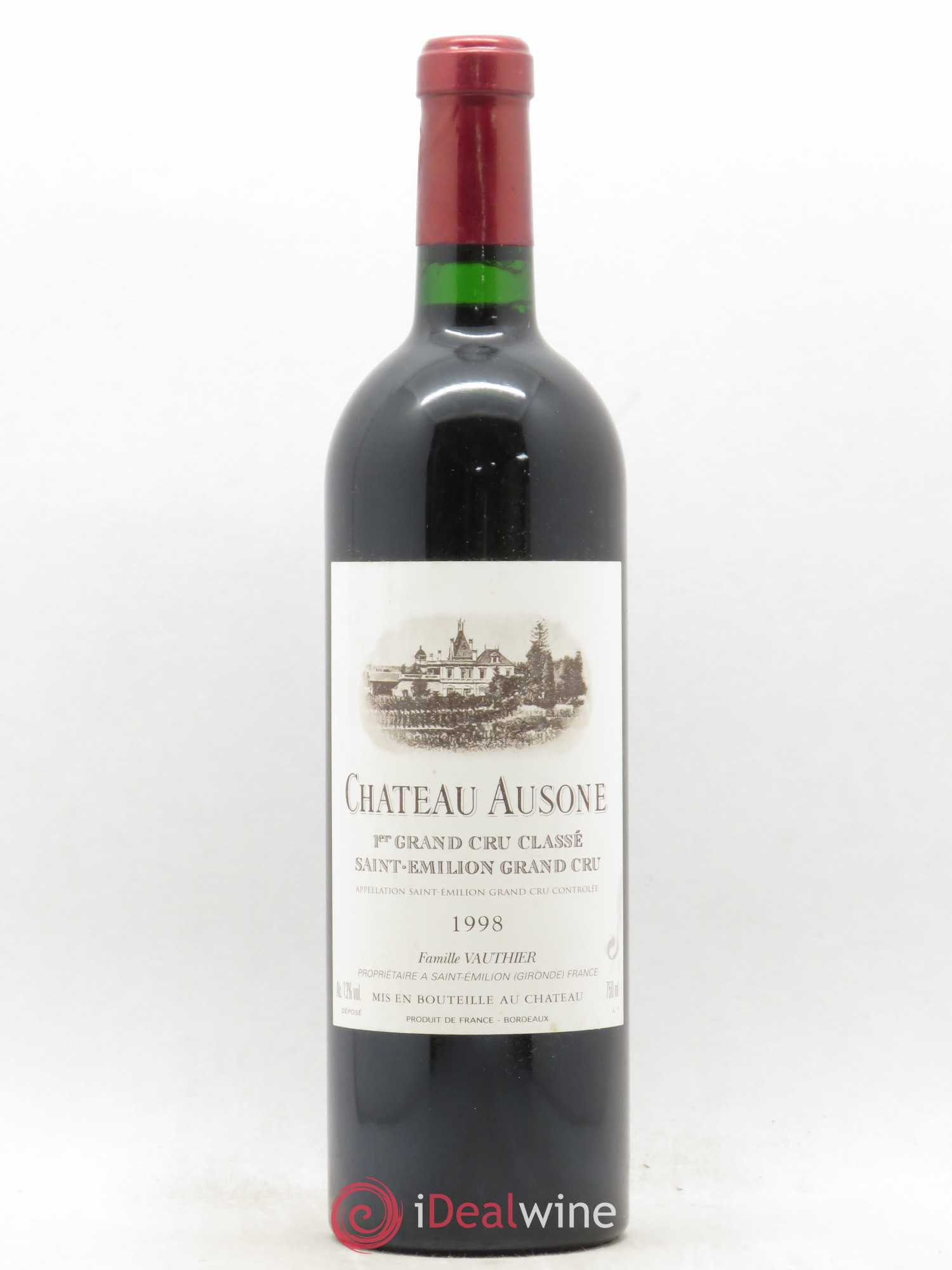 Château Ausone 1er Grand Cru Classé A 1998 - Lot de 1 bouteille - 0