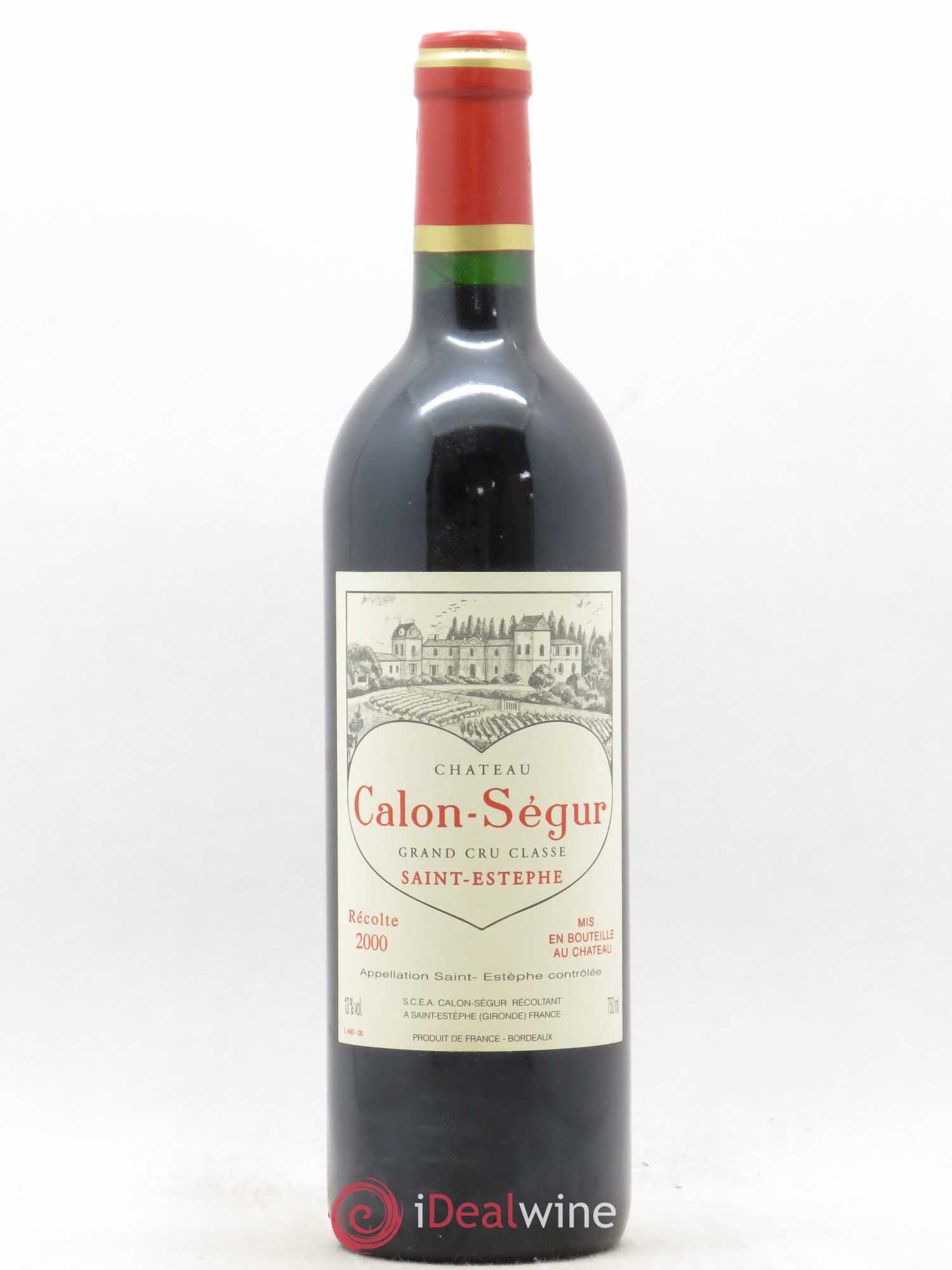 Château Calon Ségur 3ème Grand Cru Classé 2000 - Lot de 1 bouteille - 0
