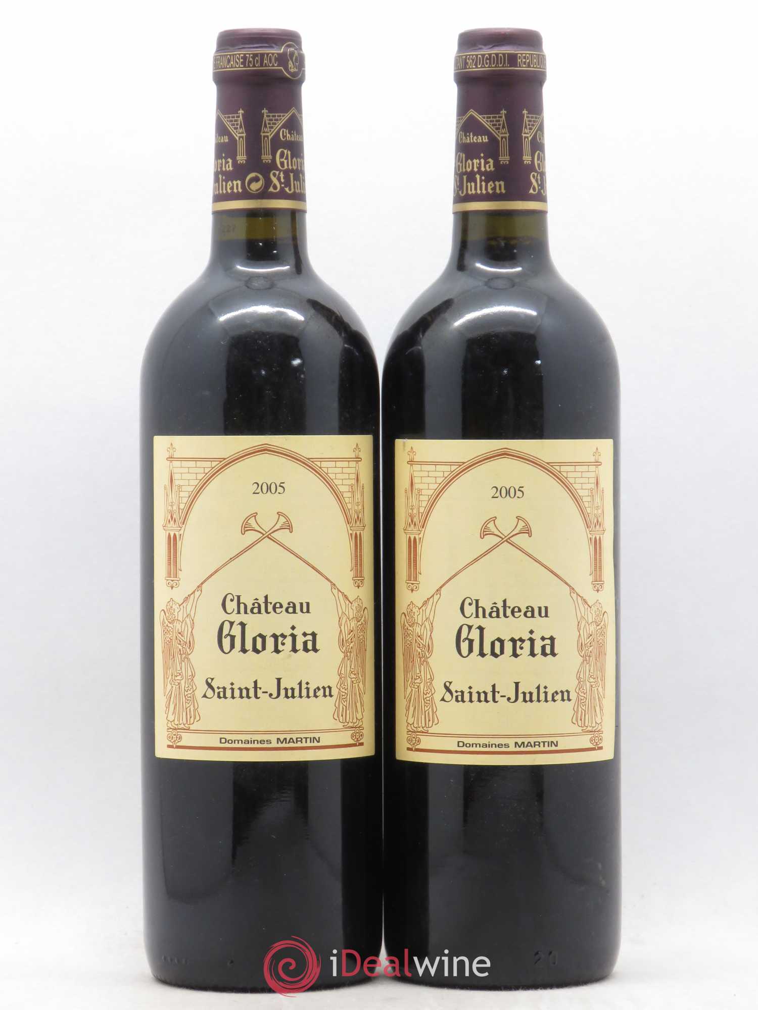 Château Gloria 2005 - Lot de 2 bouteilles - 0