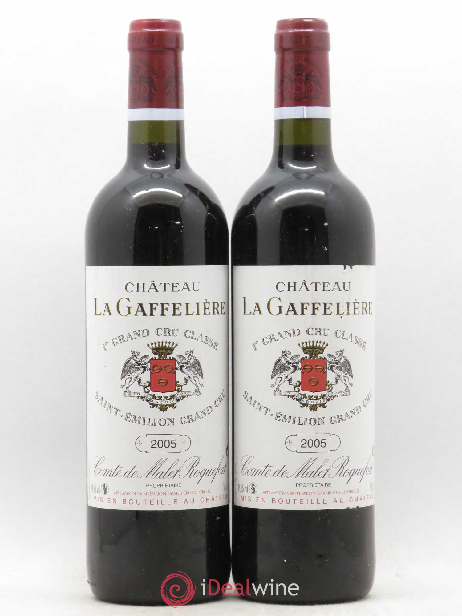 Château la Gaffelière 1er Grand Cru Classé B 2005 - Lot de 2 bouteilles - 0