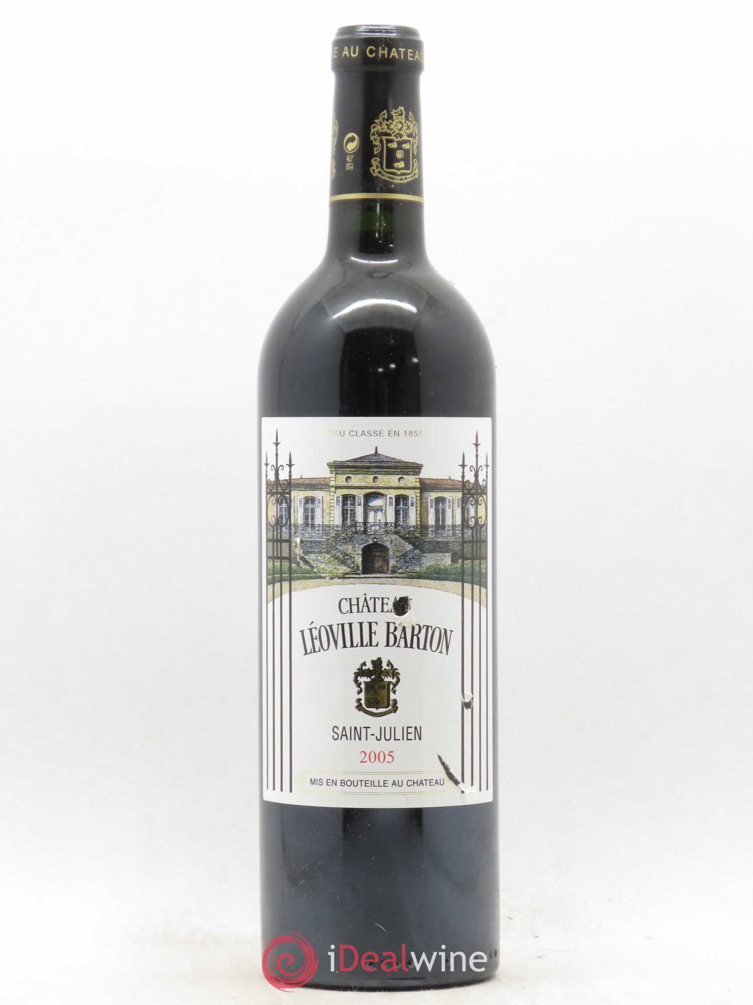 Château Léoville Barton 2ème Grand Cru Classé 2005 - Lot de 1 bouteille - 0