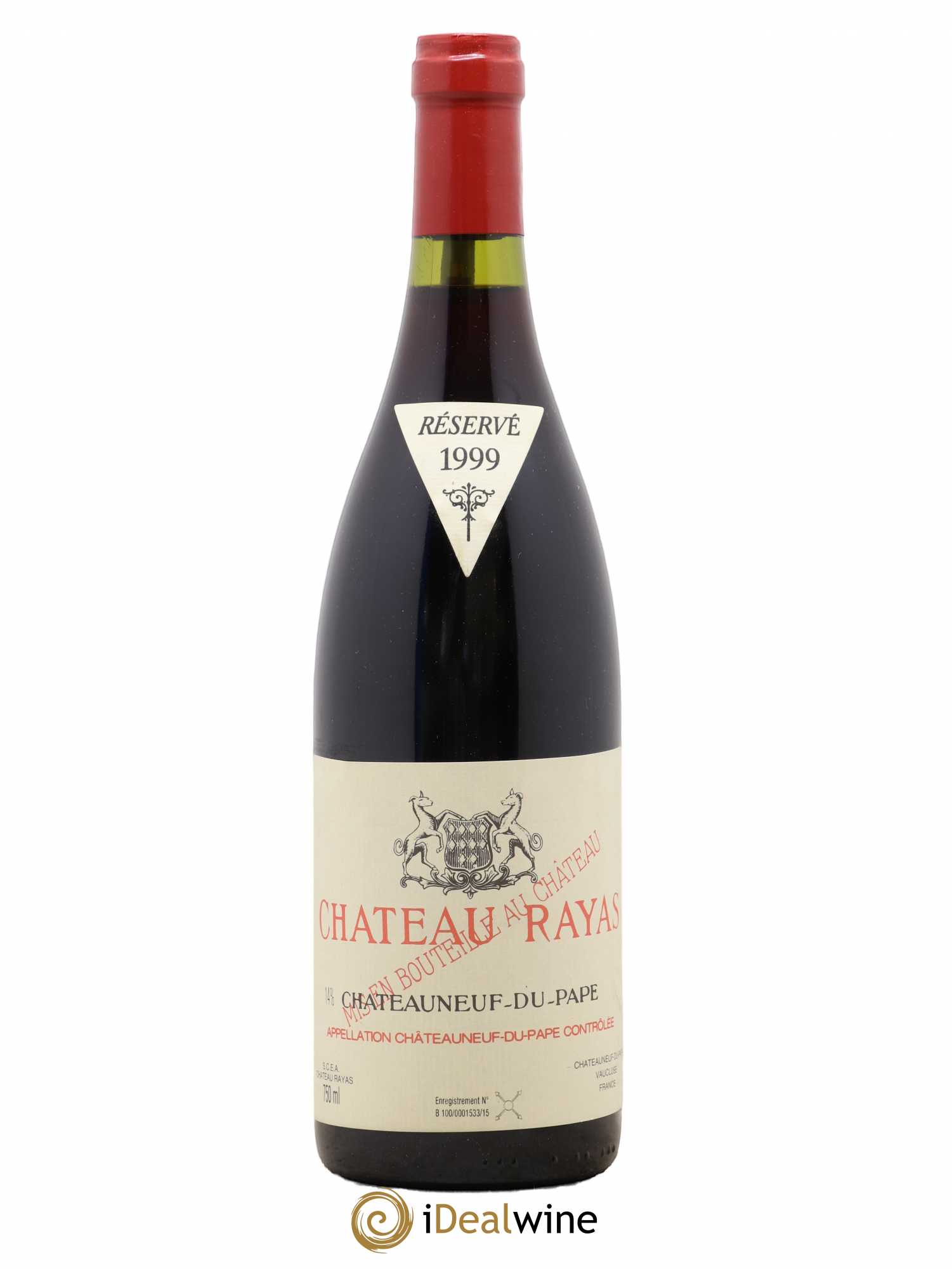 Châteauneuf-du-Pape Château Rayas Emmanuel Reynaud 1999 - Lot de 1 bouteille - 0