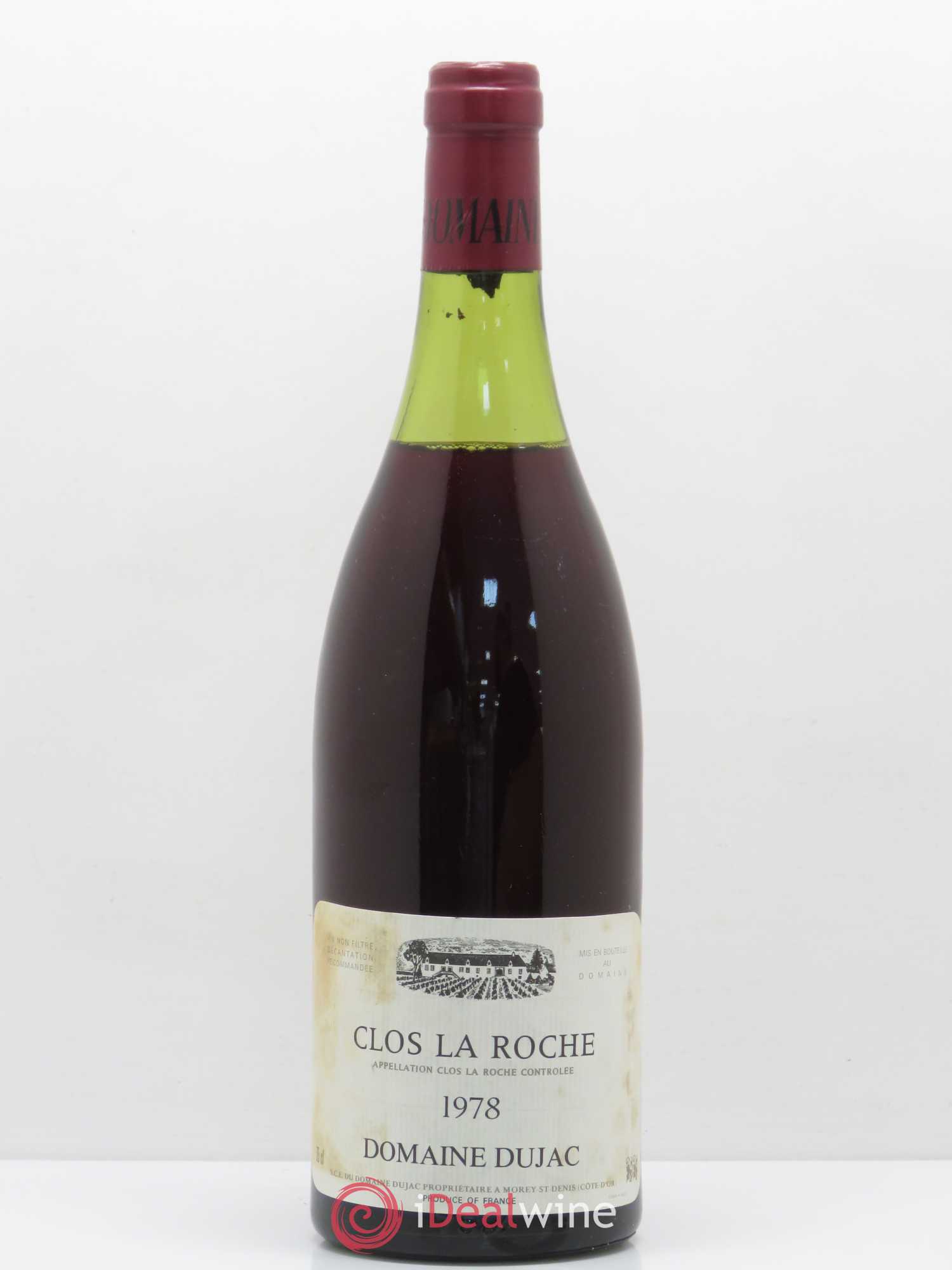 Clos de la Roche Grand Cru Dujac (Domaine) 1978 - Lot de 1 bouteille - 0