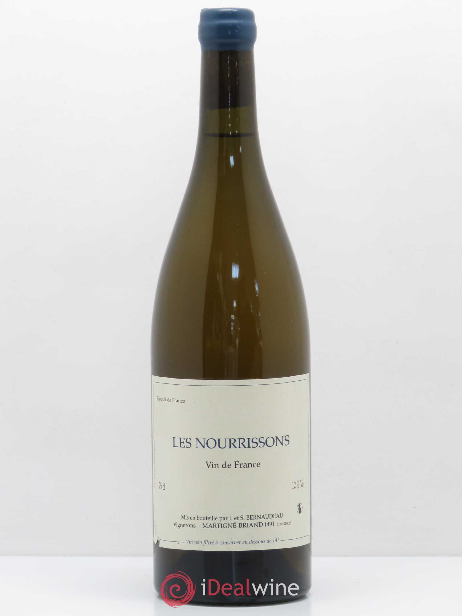 Vin de France Les Nourrissons Stéphane Bernaudeau 2012 - Lot de 1 bouteille - 0