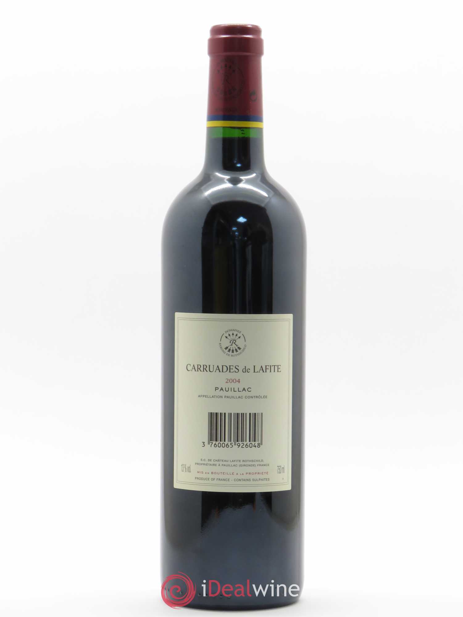 Carruades de Lafite Rothschild Second Vin 2004 - Lot de 1 bouteille - 1