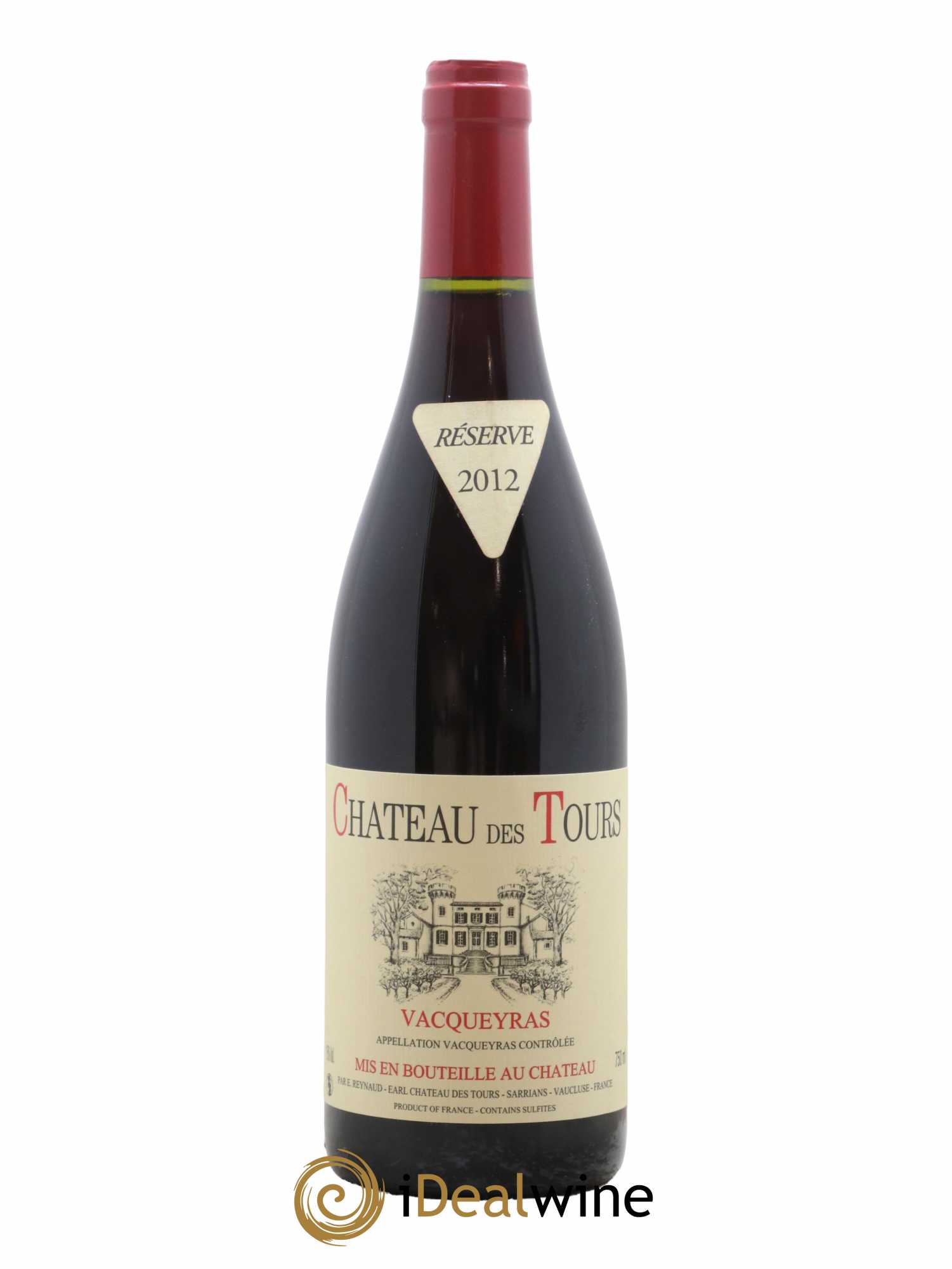 Vacqueyras Château des Tours Emmanuel Reynaud 2012 - Lot de 1 bouteille - 0