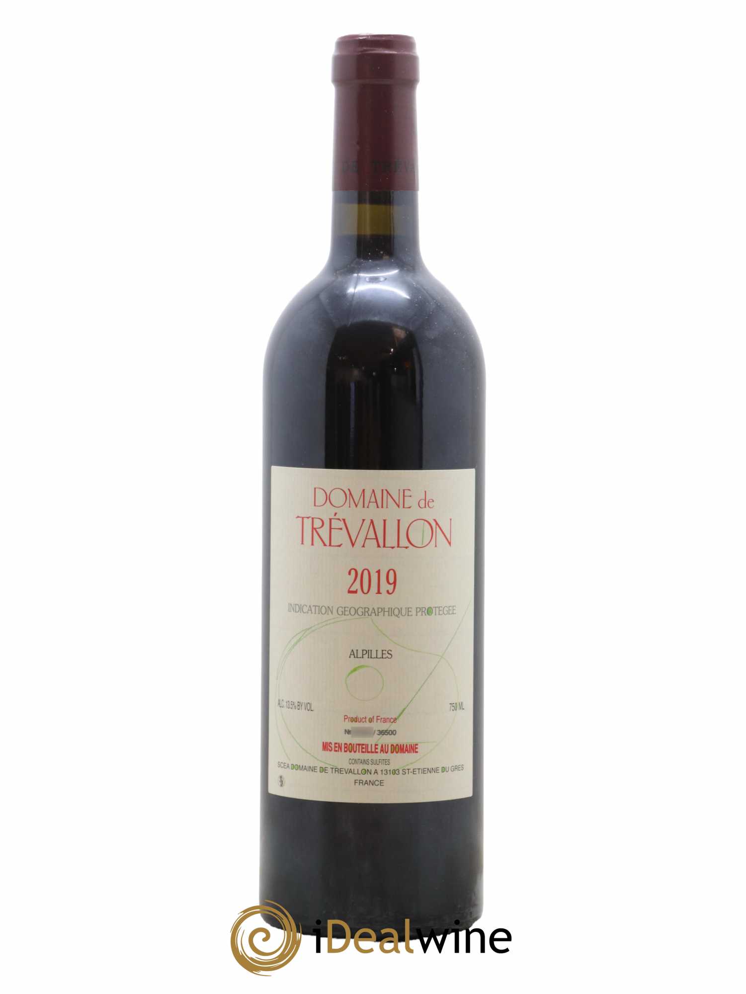 Alpilles Trévallon (Domaine de) Eloi Dürrbach 2019 - Lot de 1 bouteille - 0