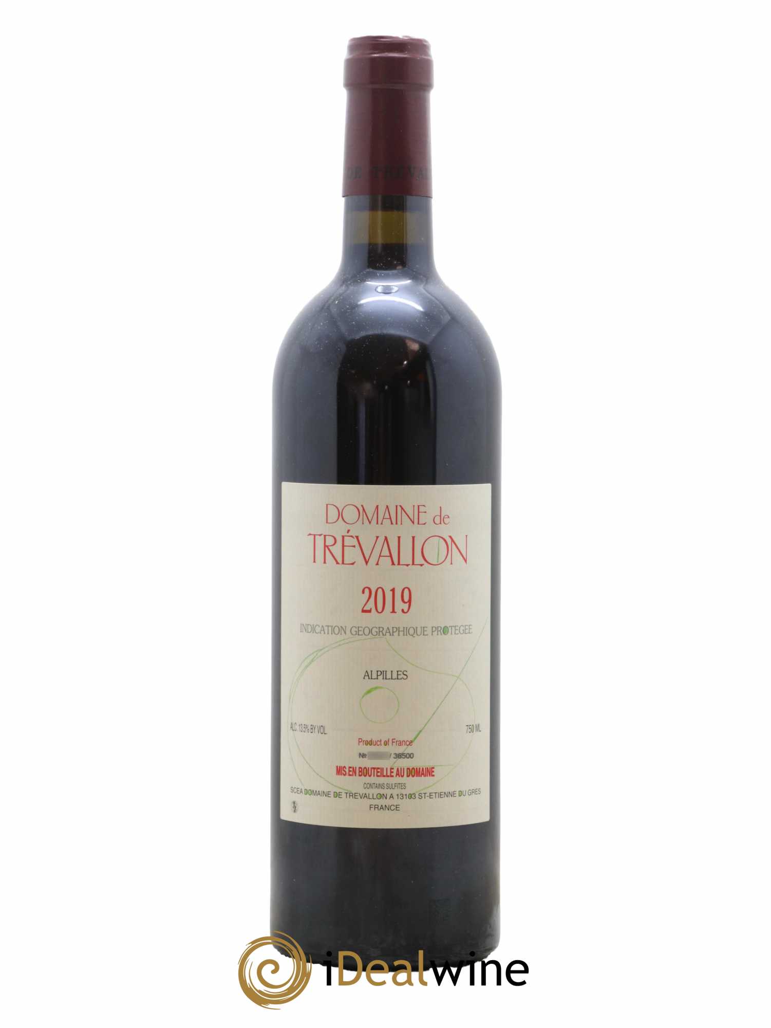 Alpilles Trévallon (Domaine de) Eloi Dürrbach 2019 - Lot de 1 bouteille - 0