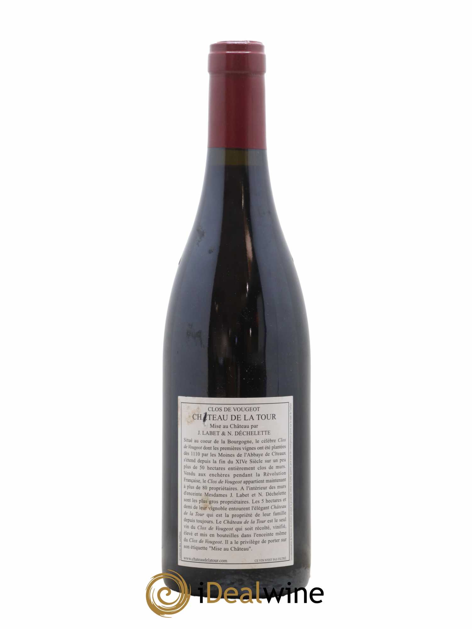 Clos de Vougeot Grand Cru Château de La Tour 2012 - Lot de 1 bouteille - 1