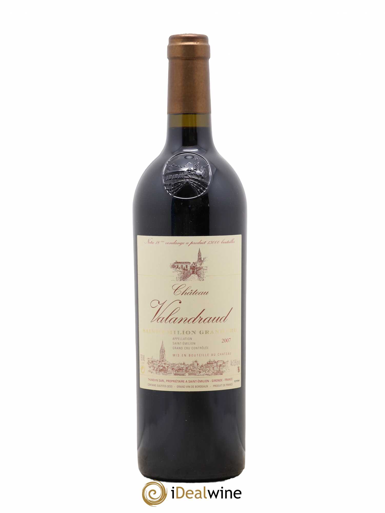 Château de Valandraud 2007 - Posten von 1 Flasche - 0