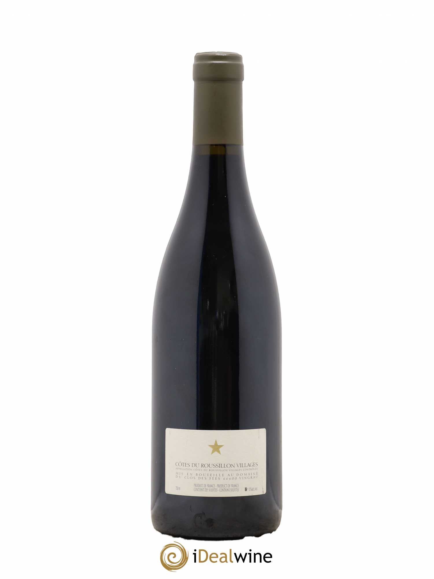 Côtes du Roussillon Villages Clos des Fées Hervé Bizeul 2008 - Lot de 1 bouteille - 1