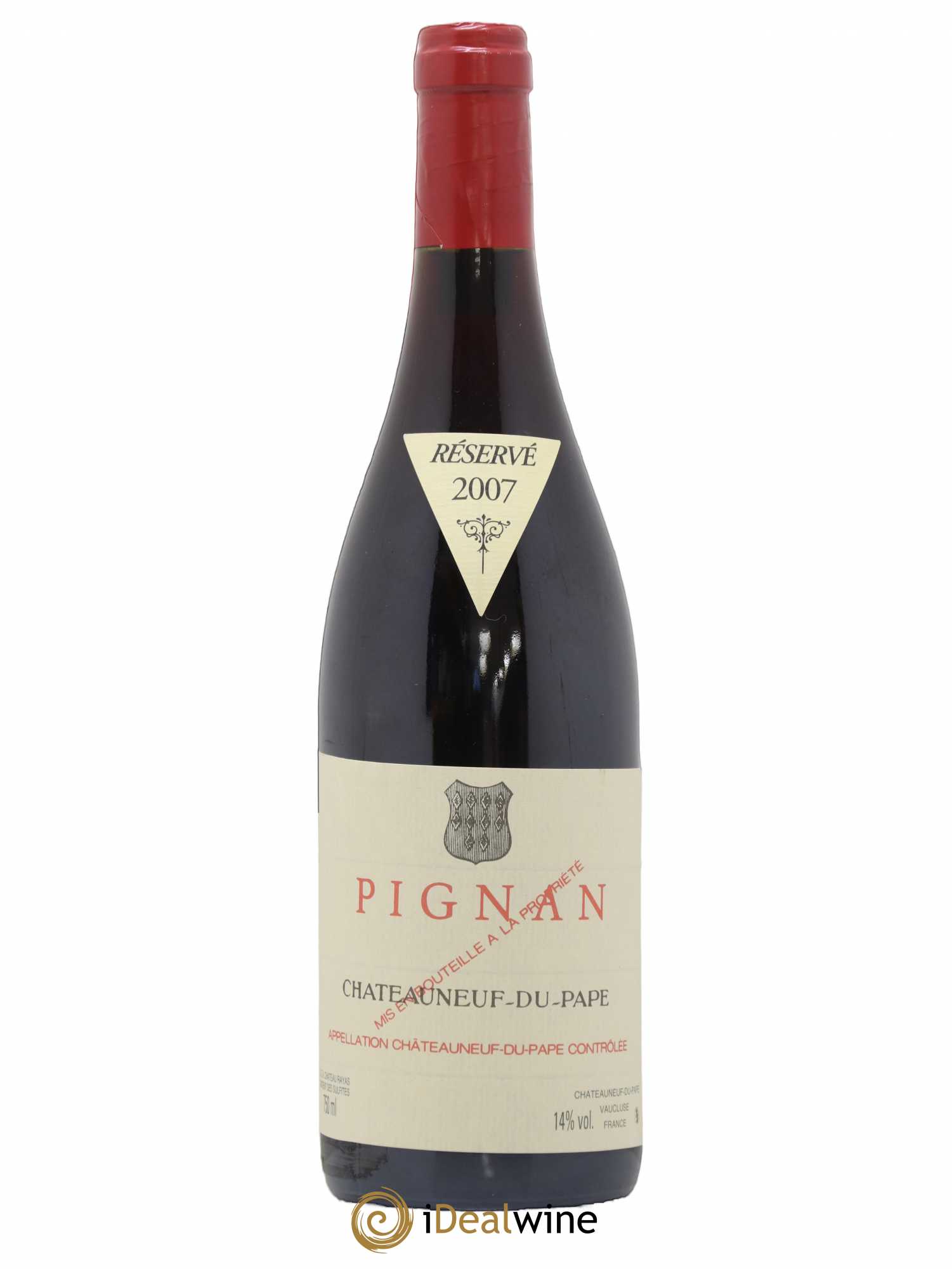Châteauneuf-du-Pape Pignan Emmanuel Reynaud 2007 - Lot de 1 bouteille - 0