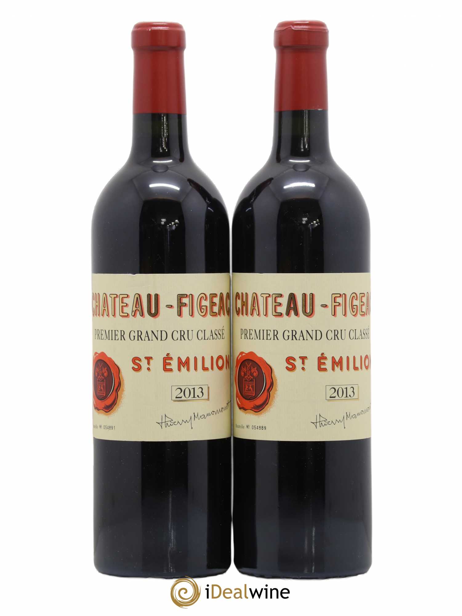 Château Figeac 1er Grand Cru Classé A 2013 - Lot de 2 bouteilles - 0