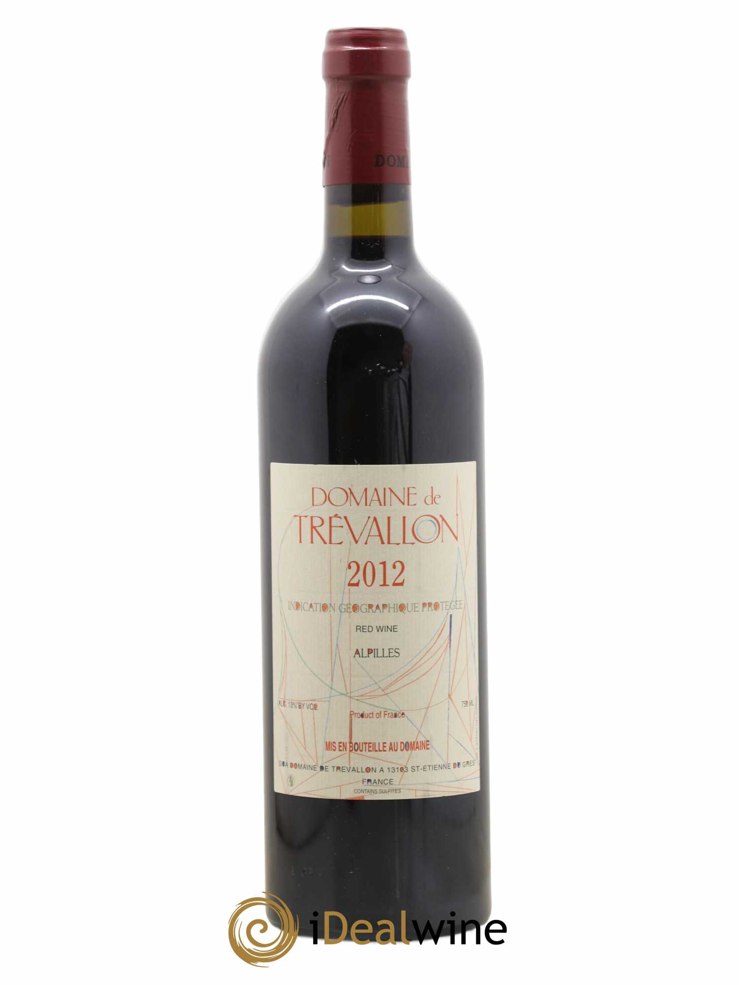 Alpilles Trévallon (Domaine de) Eloi Dürrbach 2012 - Lot de 1 bouteille - 0