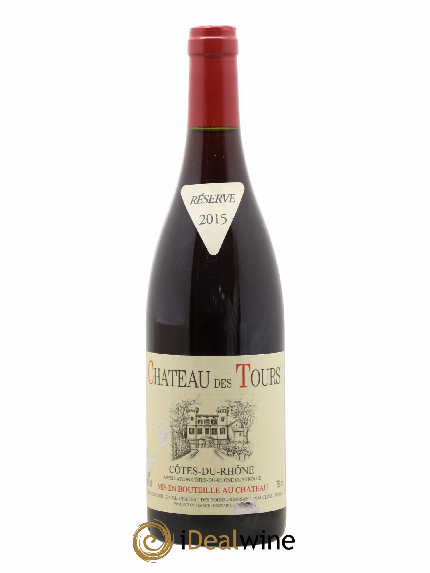 Côtes-du-Rhône Château des Tours Emmanuel Reynaud 2015 - Lot de 1 bouteille - 0