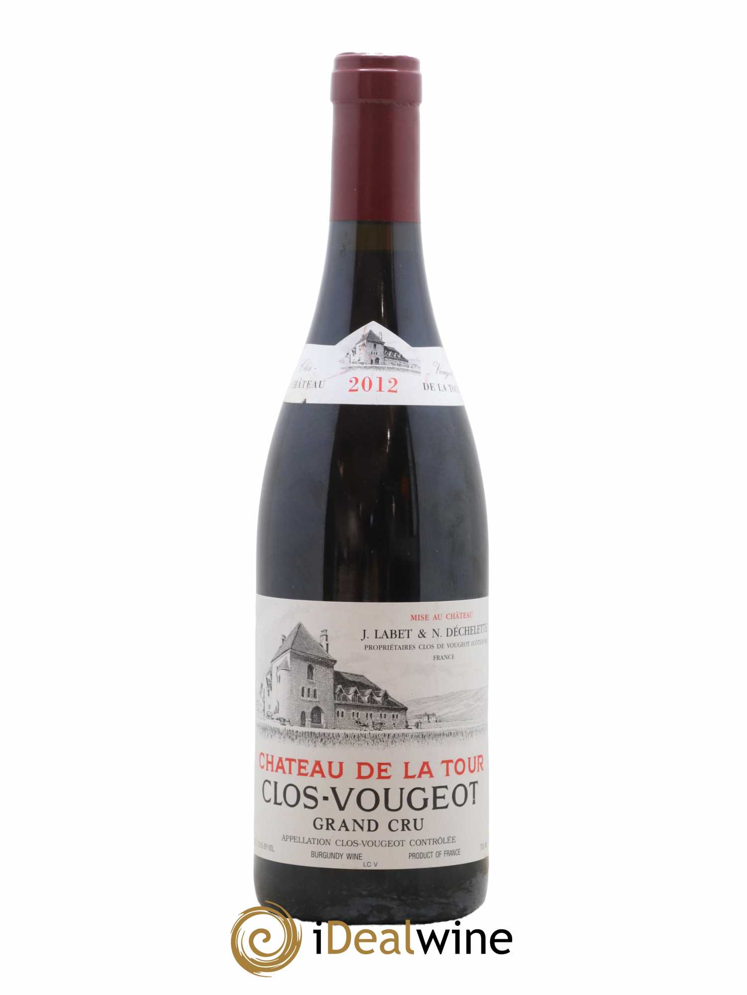 Clos de Vougeot Grand Cru Château de La Tour 2012 - Lot de 1 bouteille - 0