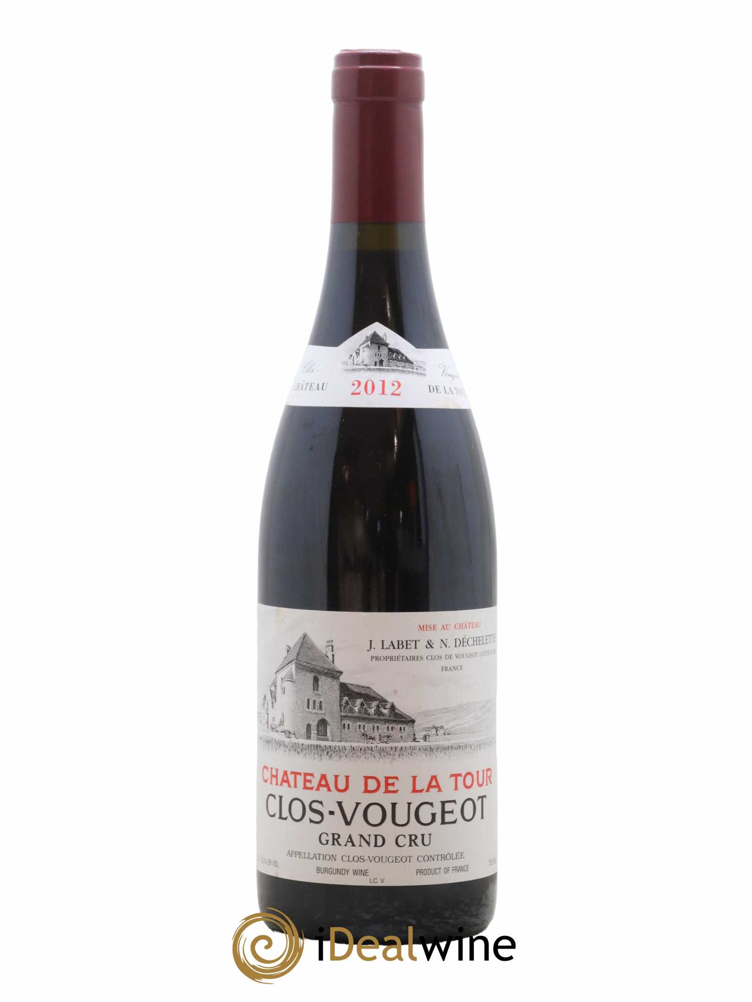 Clos de Vougeot Grand Cru Château de La Tour 2012 - Lot de 1 bouteille - 0